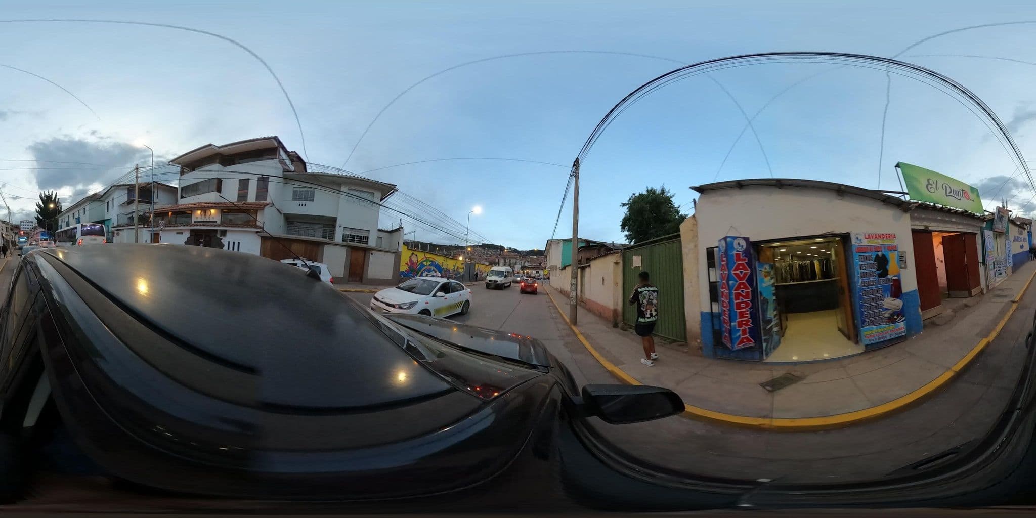 Street view near Hidden Garden, Santiago — © jaderbavaresco (CC BY-SA · Mapillary)