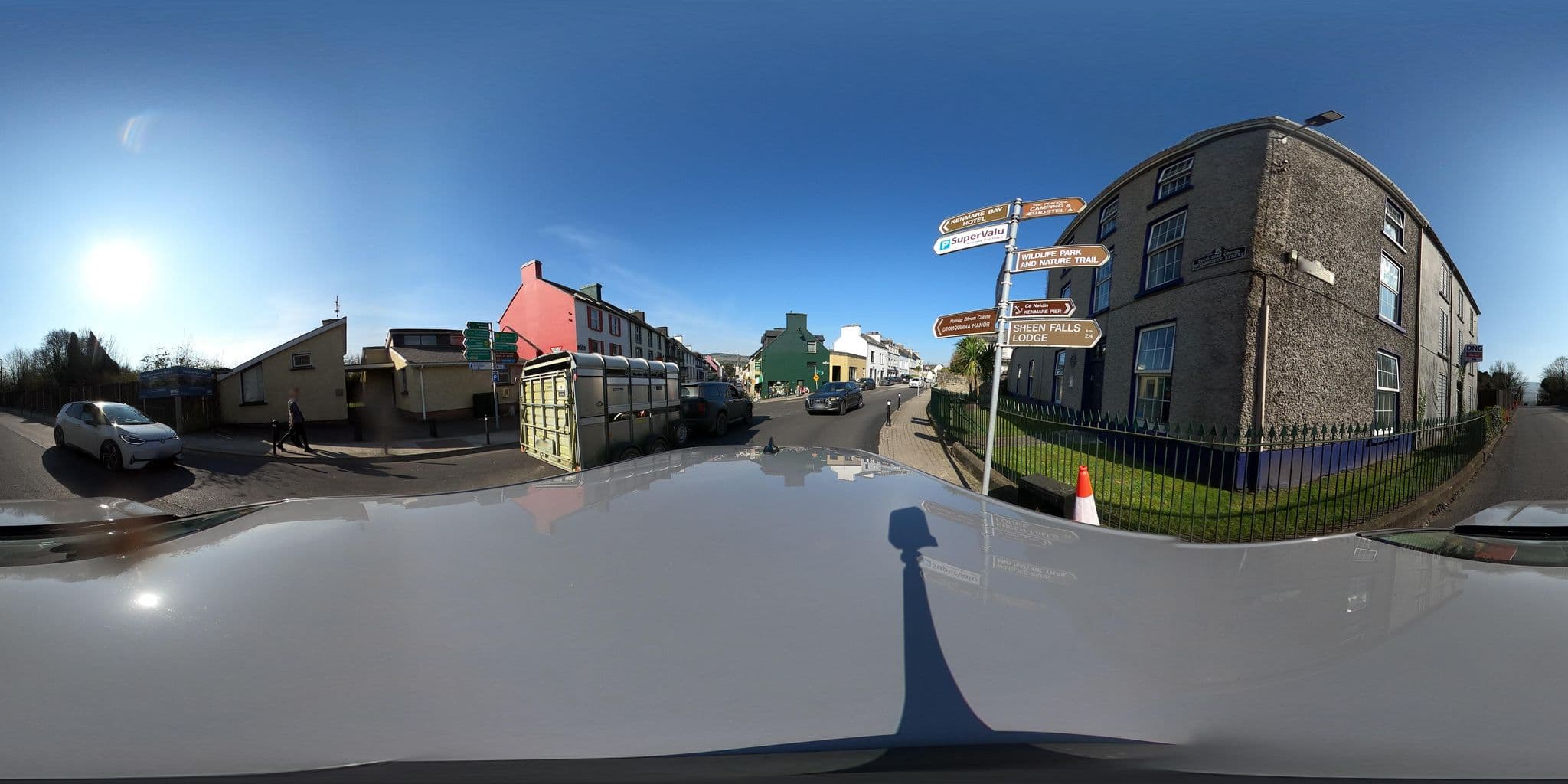 Street view near Hawthorn House B&B, Kenmare — © annekaro (CC BY-SA · Mapillary)