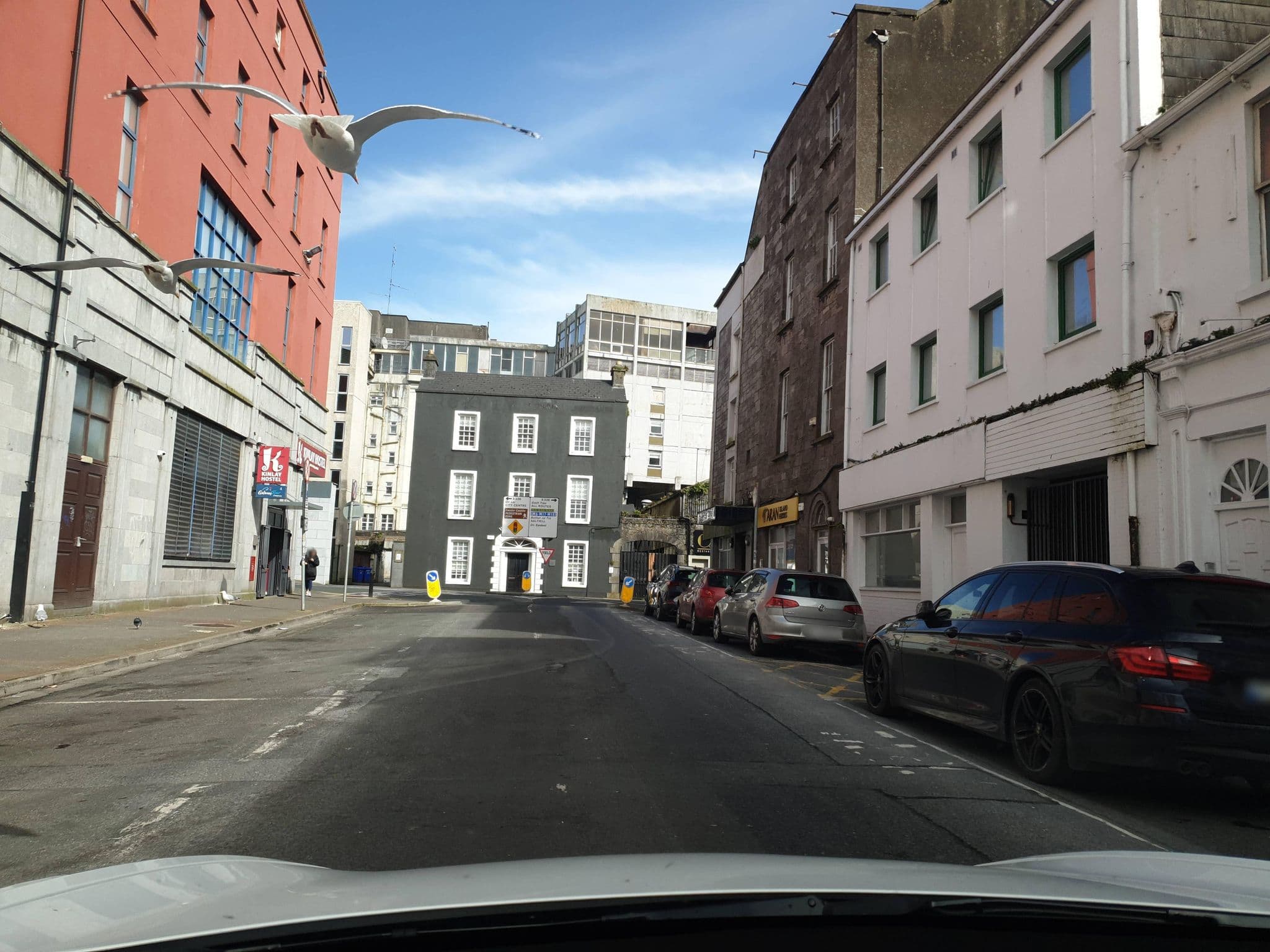 Street view near Celtic Tourist Hostel, Galway — © yannakis (CC BY-SA · Mapillary)
