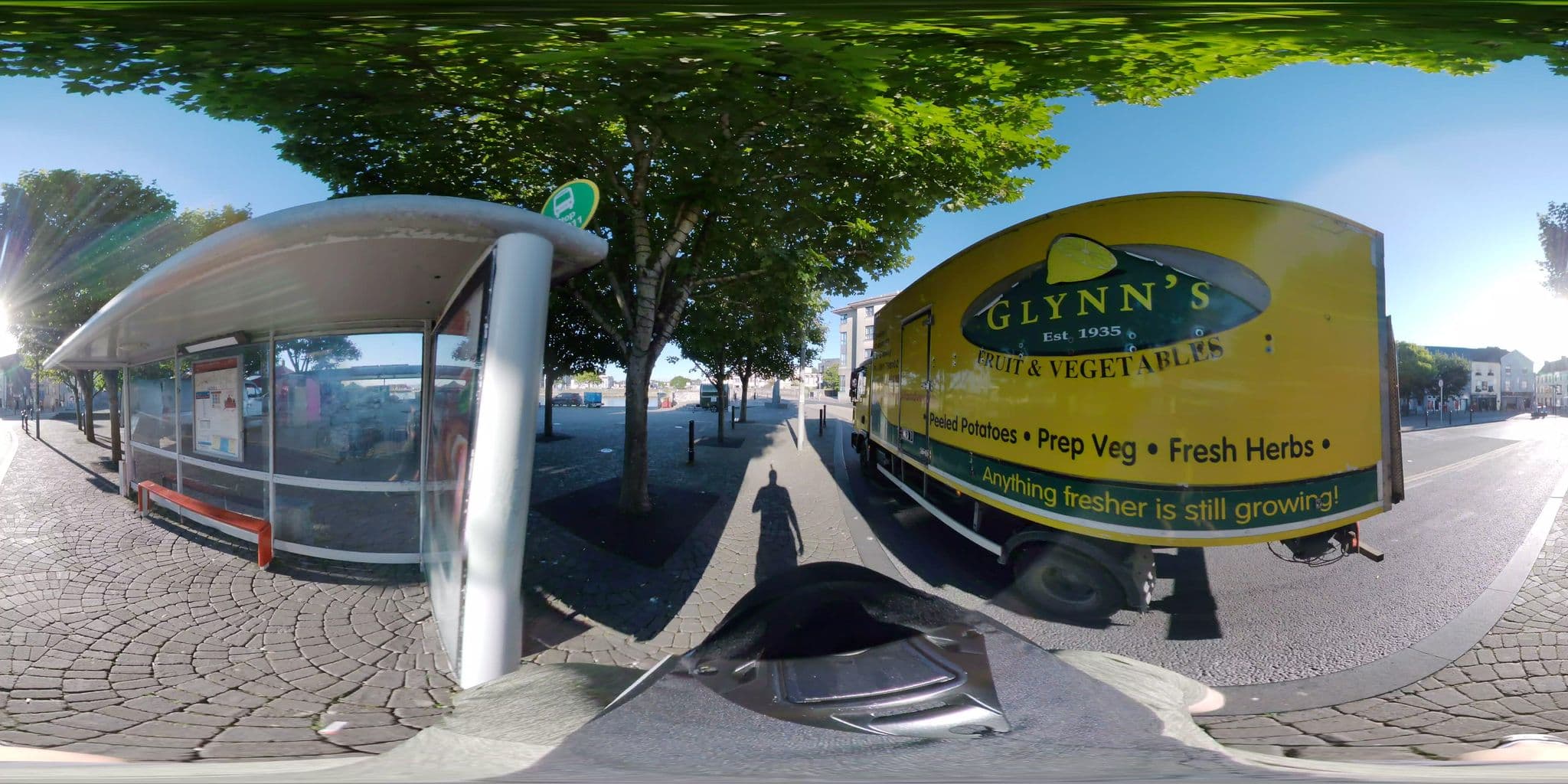 Street view near Leonardo Hotel, Galway — © PhilipBroughton-Mills (CC BY-SA · Mapillary)