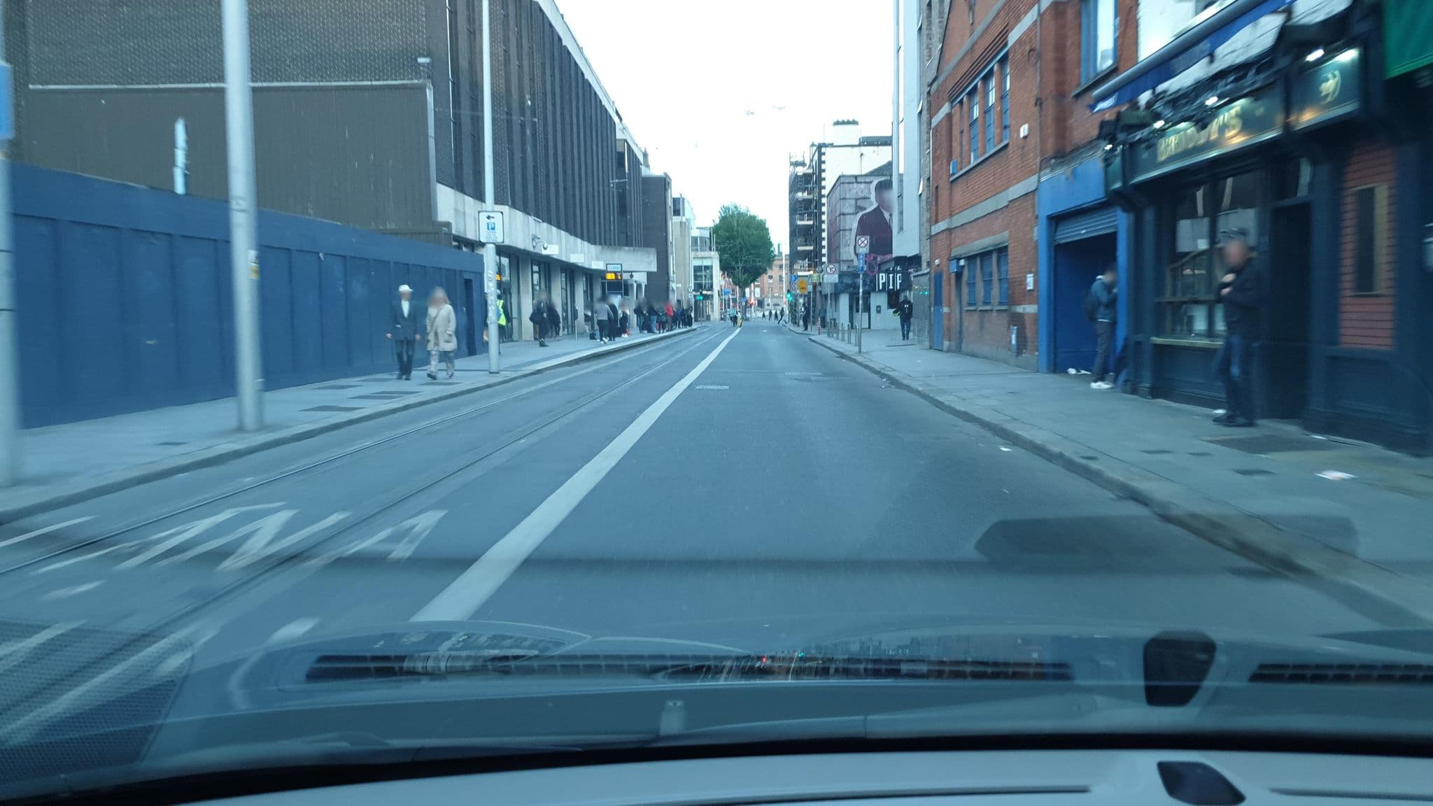 Street view near Shining Hostel, Dublin — © yannakis (CC BY-SA · Mapillary)
