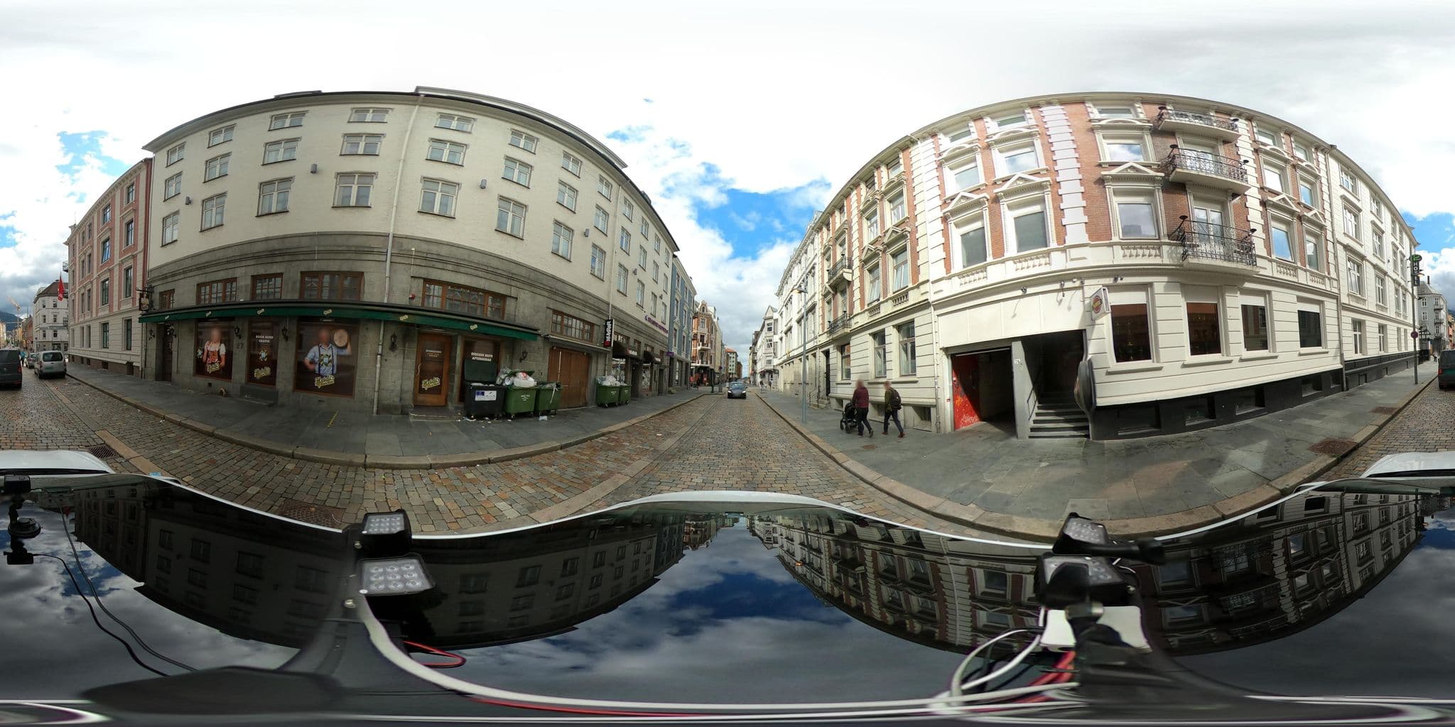 Street view near Basic Hotel Bergen, Bergen — © catoandersen (CC BY-SA · Mapillary)