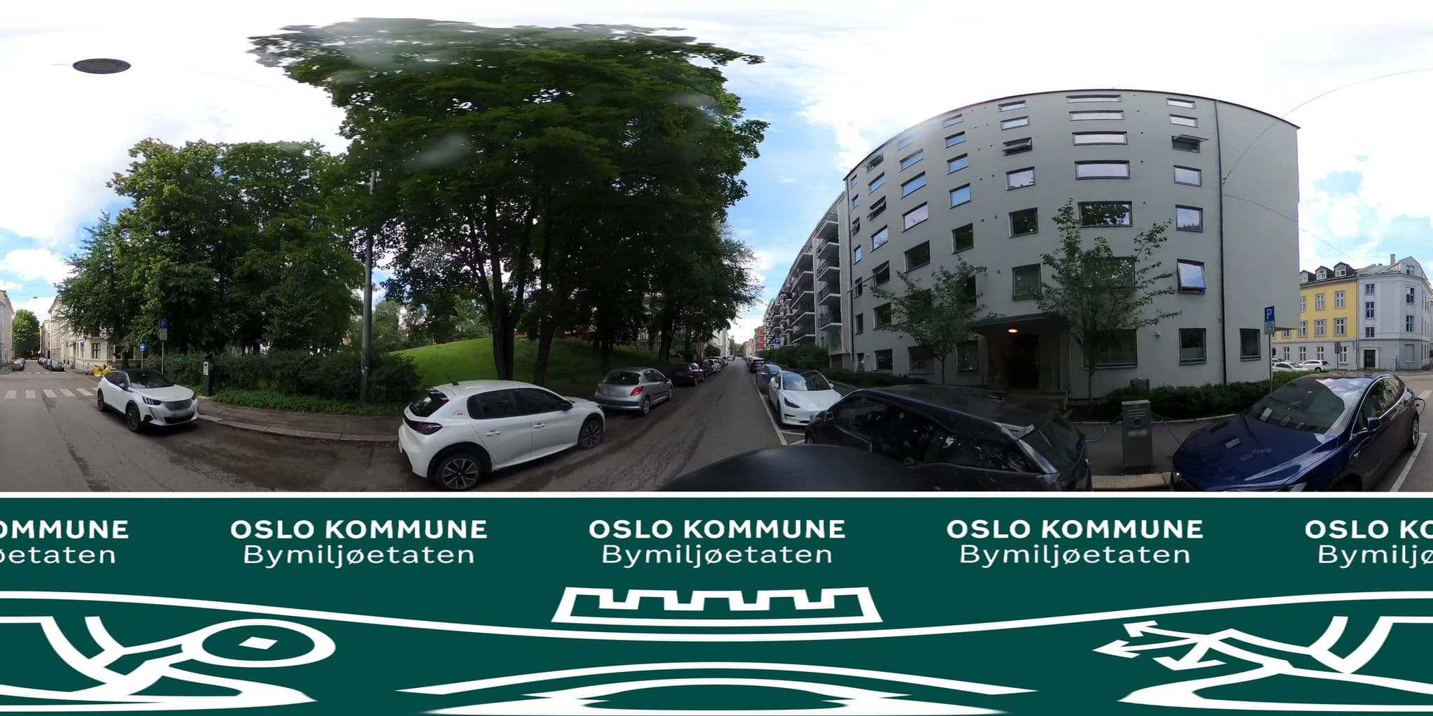 Street view near Oslo Apartments - Observatoriegaten, Oslo — © BYM_OlaJuulHolm (CC BY-SA · Mapillary)