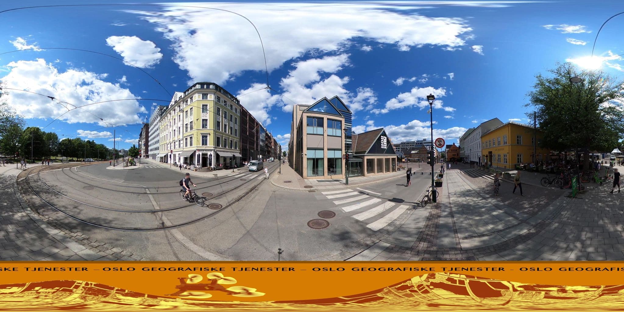 Street view near Norlandia Hotel Group, Oslo — © OsloGeo_Ola_Juul_Holm (CC BY-SA · Mapillary)