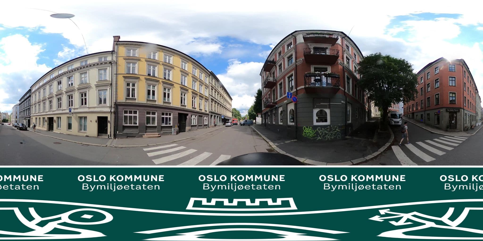 Street view near The Bislett Helicopter Club, Oslo — © BYM_OlaJuulHolm (CC BY-SA · Mapillary)