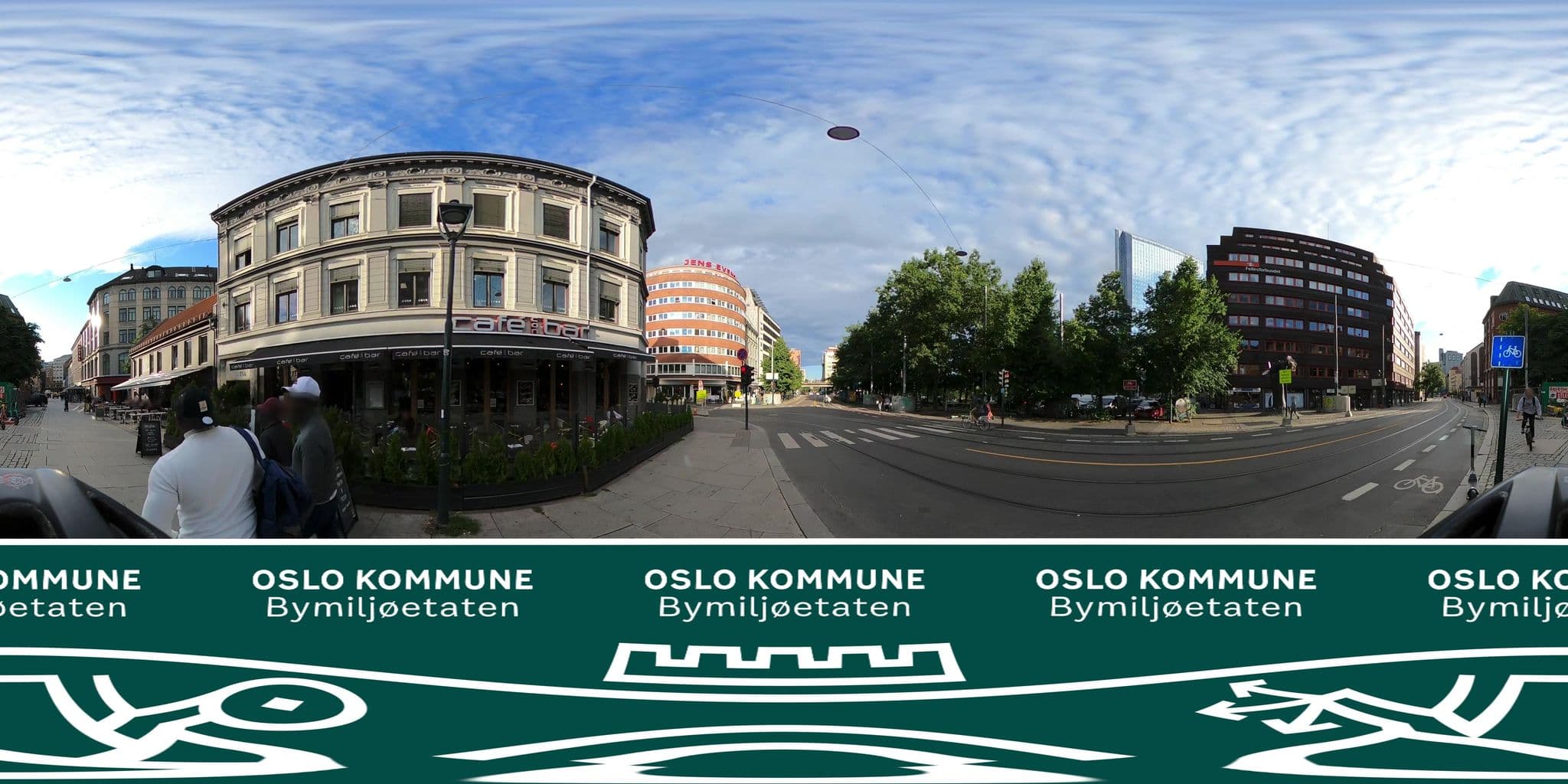 Street view near Thon Hotel Spektrum, Oslo — © BYM_OlaJuulHolm (CC BY-SA · Mapillary)