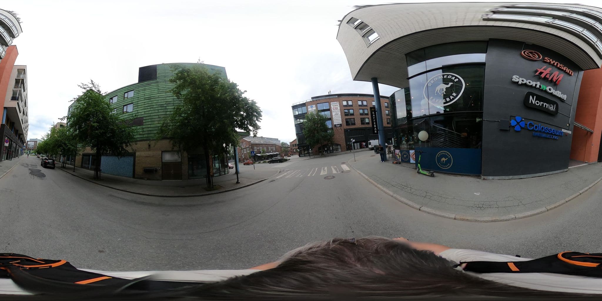 Street view near Scandic Nedre Elvehavn, Trondheim — © pbb (CC BY-SA · Mapillary)