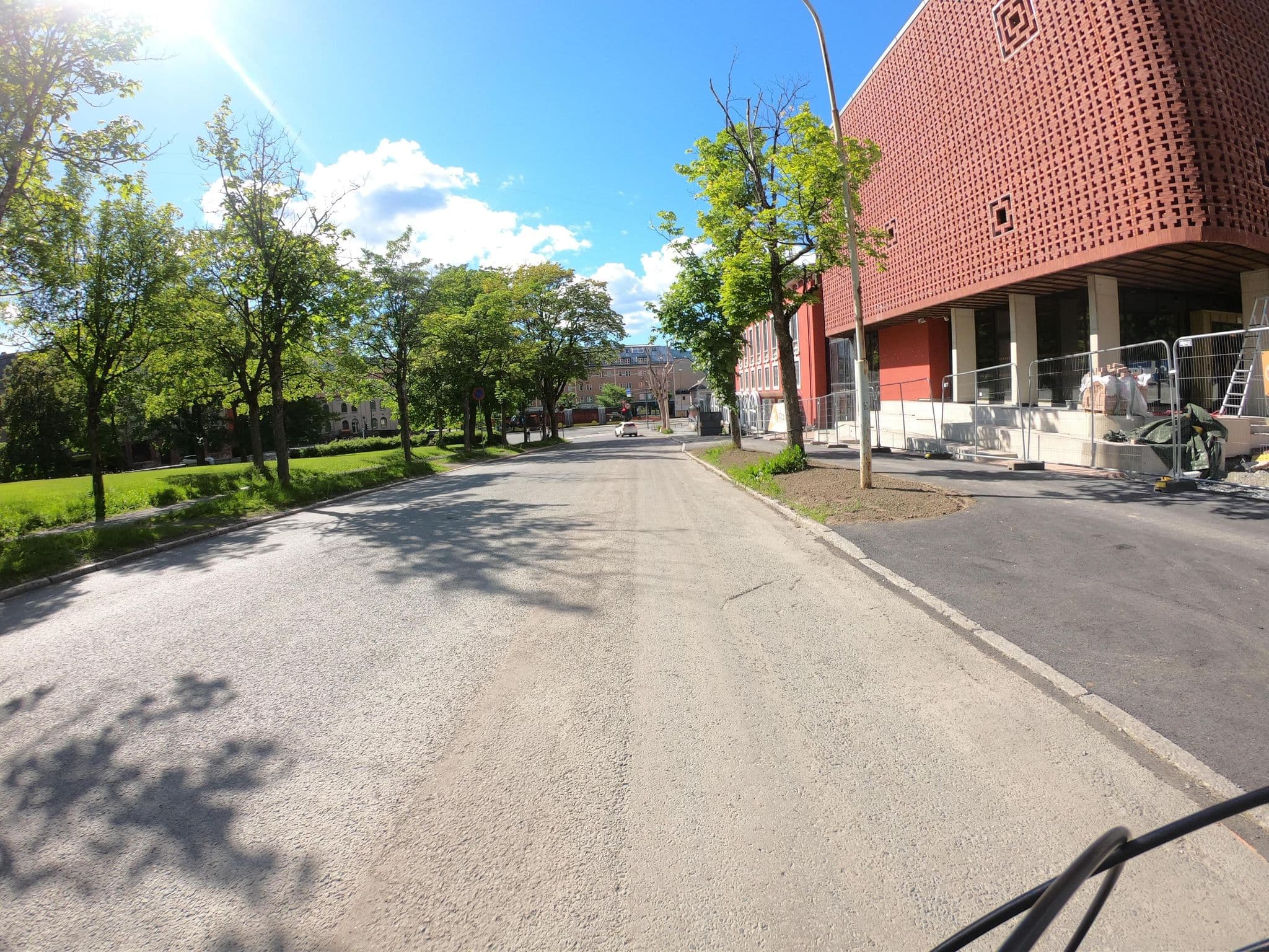 Street view near Trondheim Interrail Centre, Trondheim — © pbb (CC BY-SA · Mapillary)