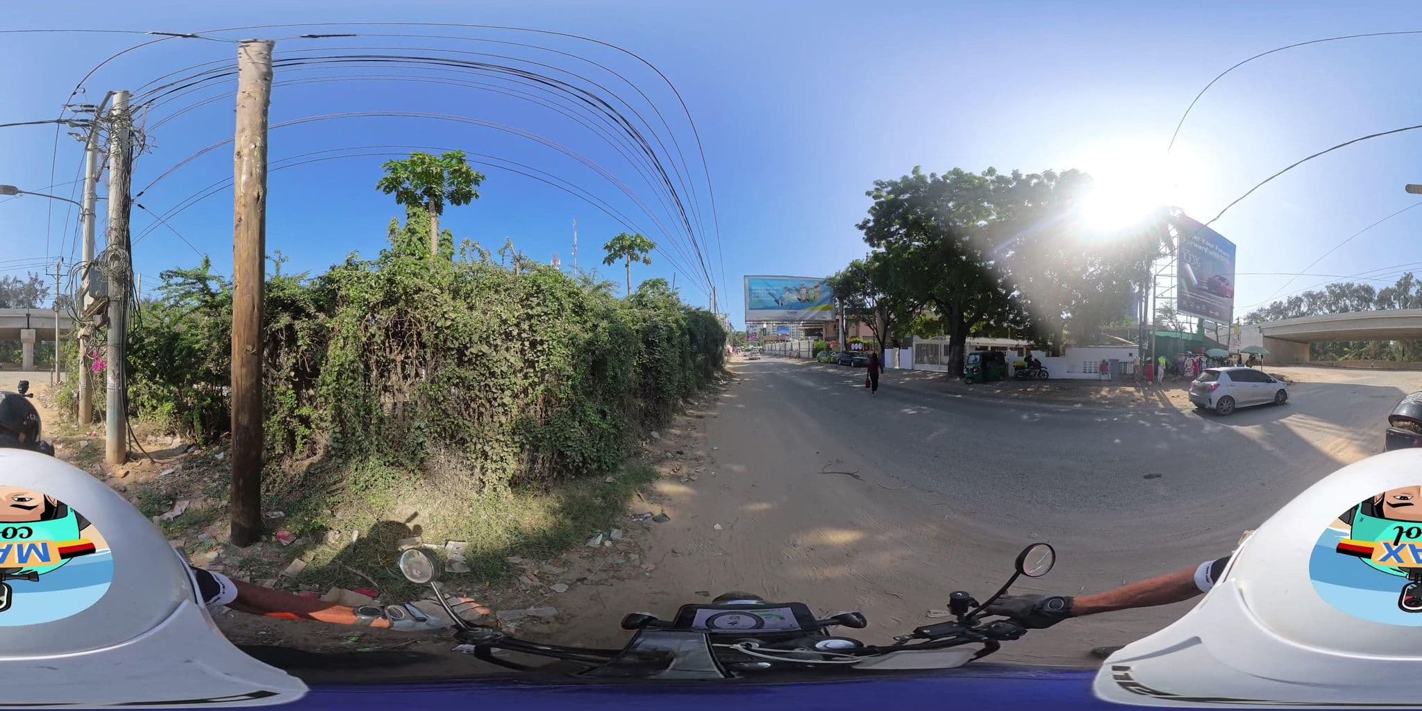 Street view near Voyager Hotel, Mombasa — © GetFound_Africa (CC BY-SA · Mapillary)