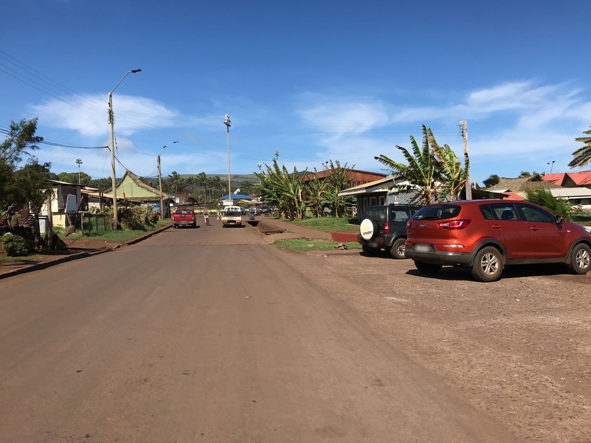 Street view near Hostal Pipihoreko, Hanga Roa — © bit (CC BY-SA · Mapillary)