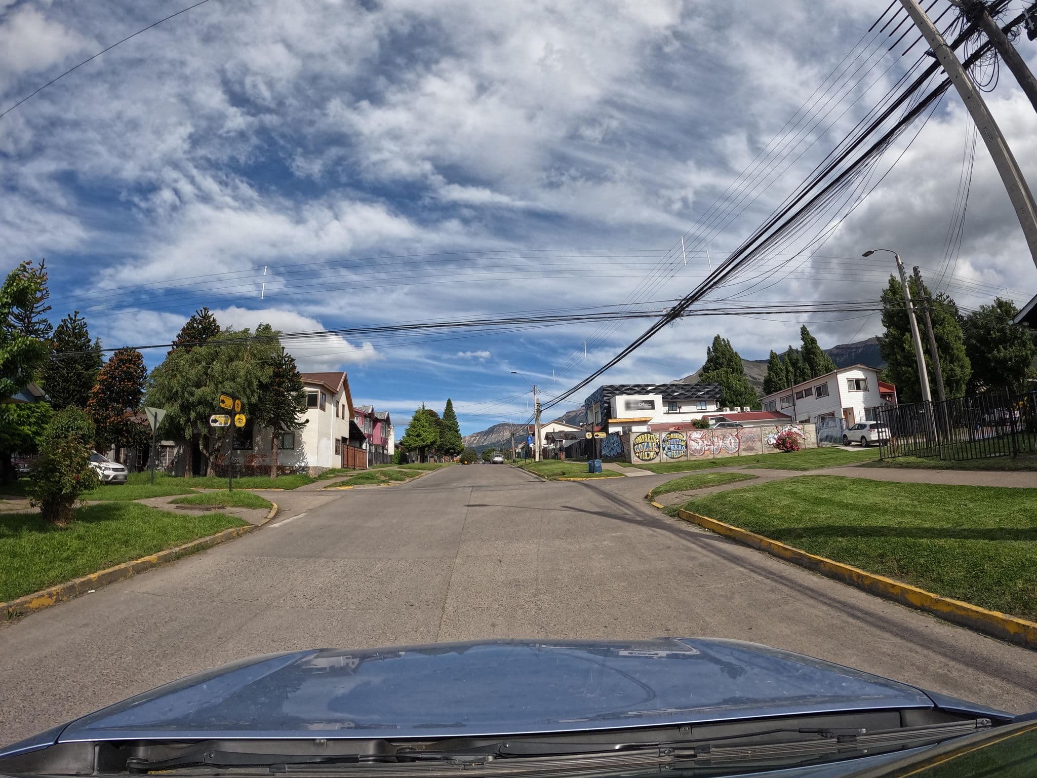 Street view near Hostal Austral, Coyhaique — © Kaart_Local (CC BY-SA · Mapillary)