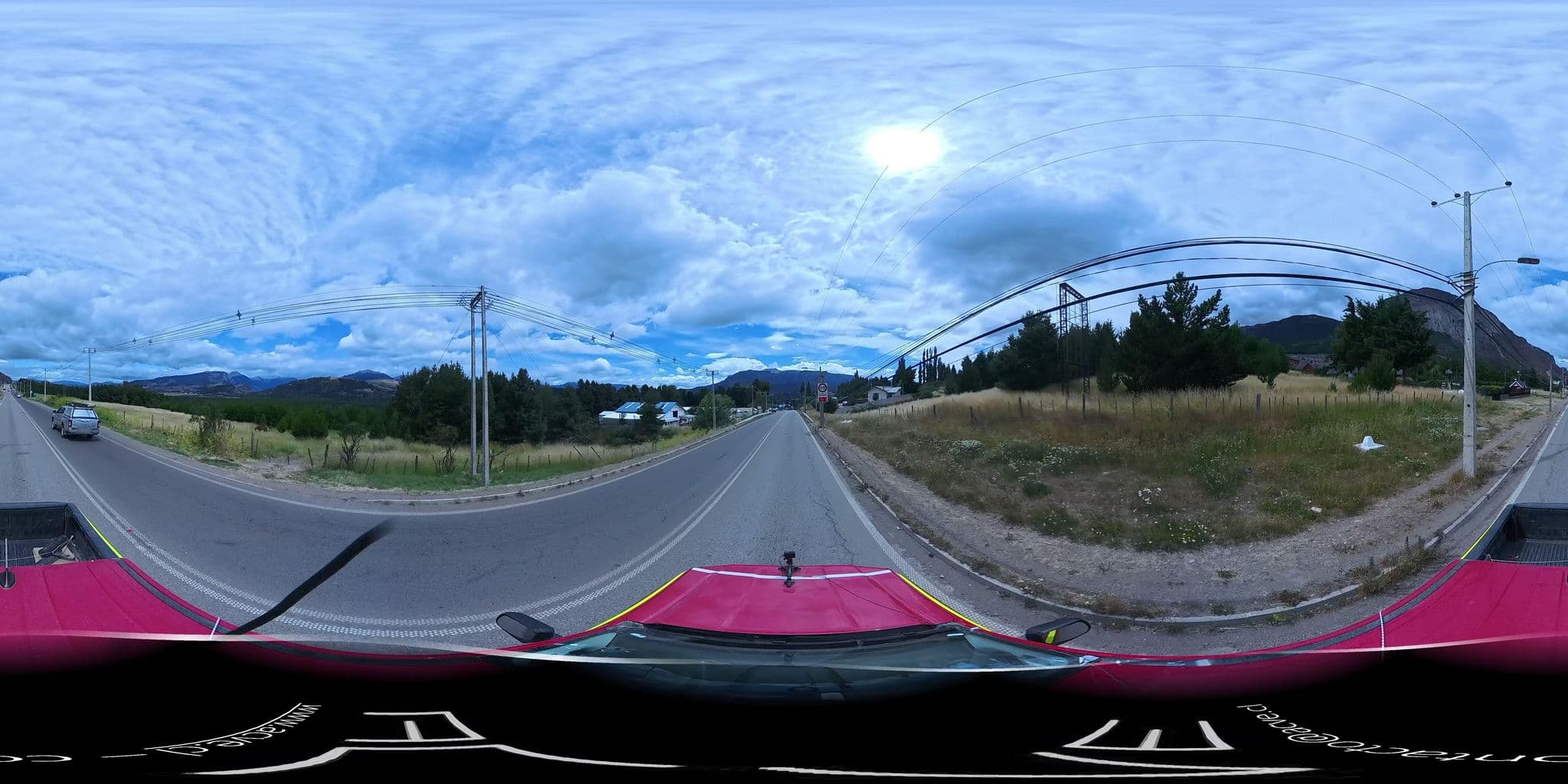 Street view near Hosteria Carretera Austral, Coyhaique — © contactoacve (CC BY-SA · Mapillary)