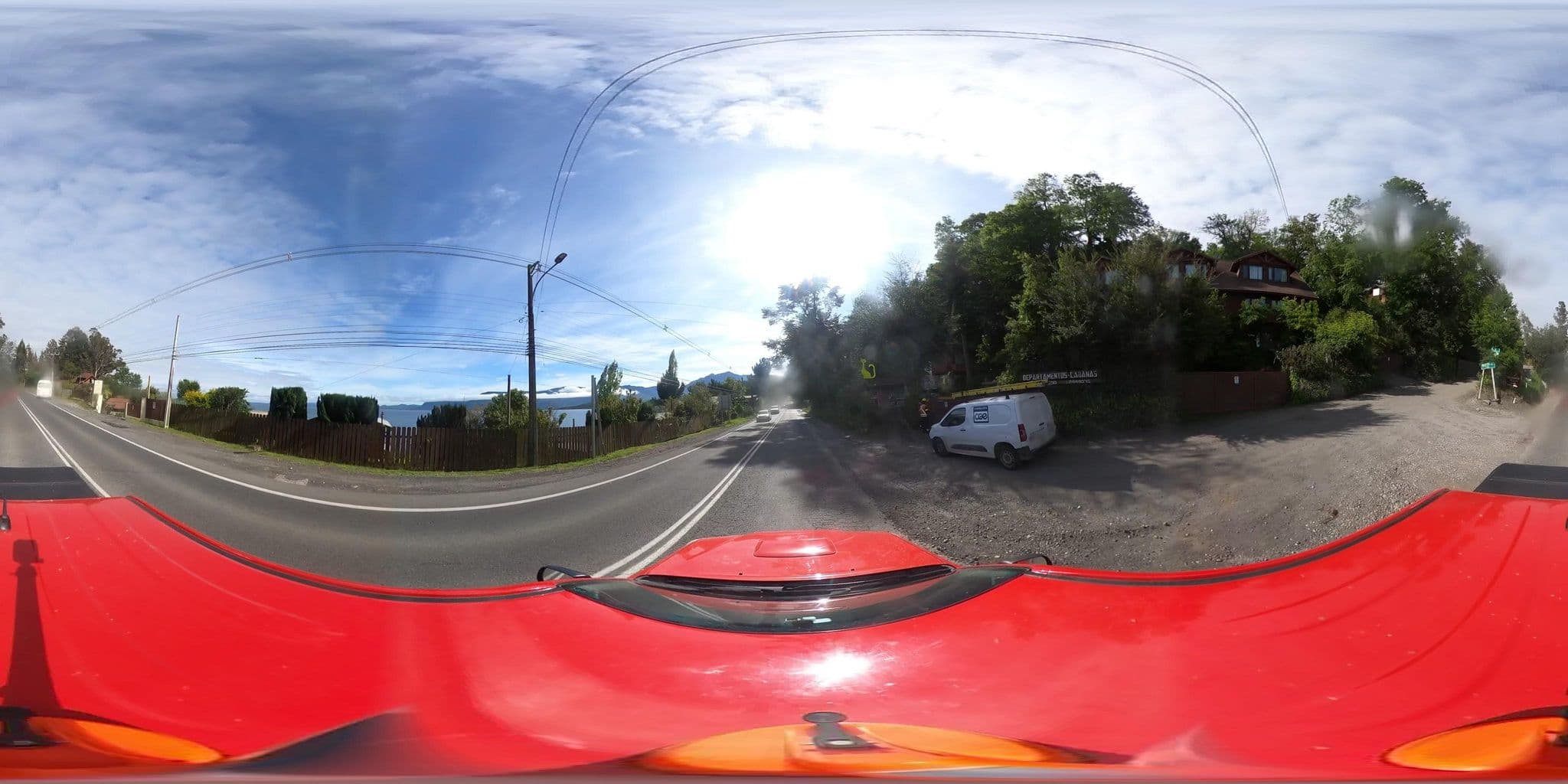 Street view near Apart Hotel Los Gualles, Pucón — © SolutivaSistemas (CC BY-SA · Mapillary)