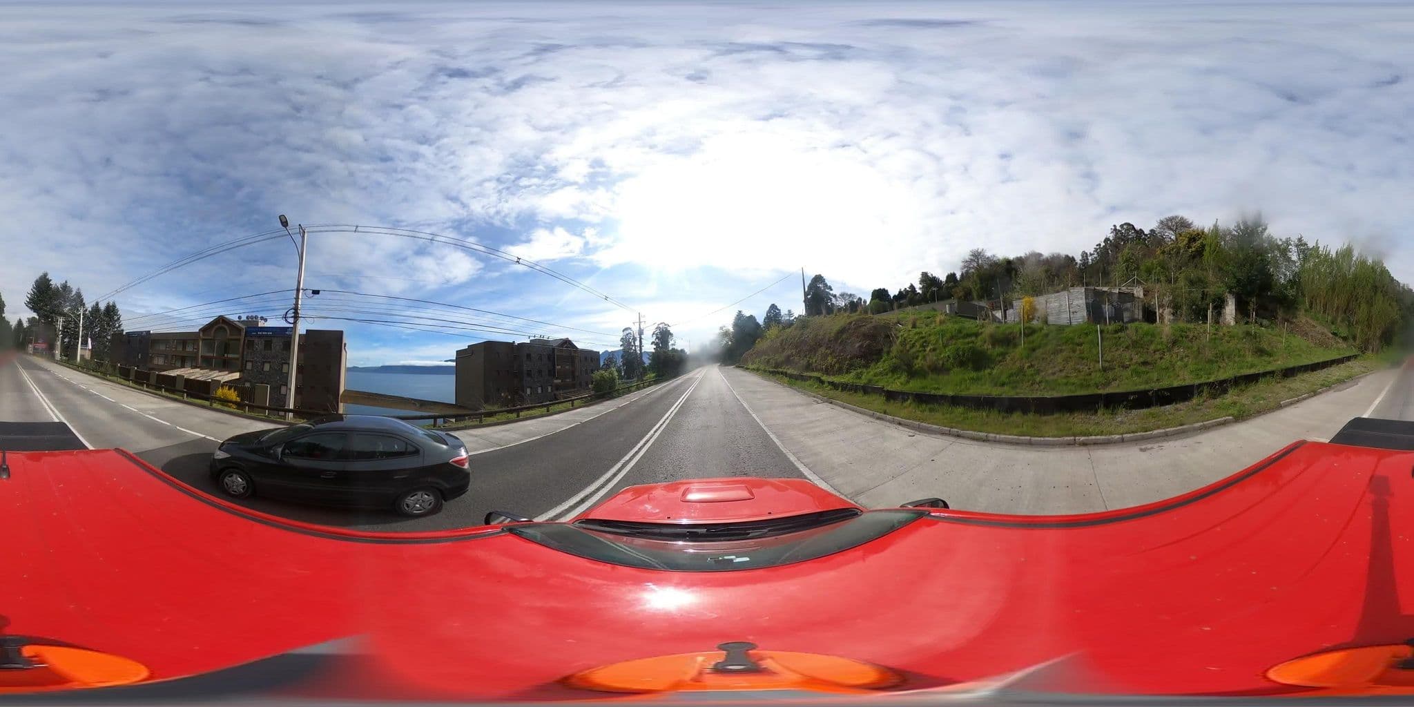 Street view near Almoni del Lago, Pucón — © SolutivaSistemas (CC BY-SA · Mapillary)