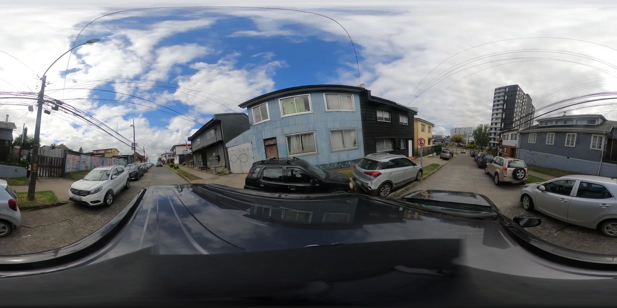 Street view near Hospedaje Tencha, Valdivia — © Transporte_DSS (CC BY-SA · Mapillary)