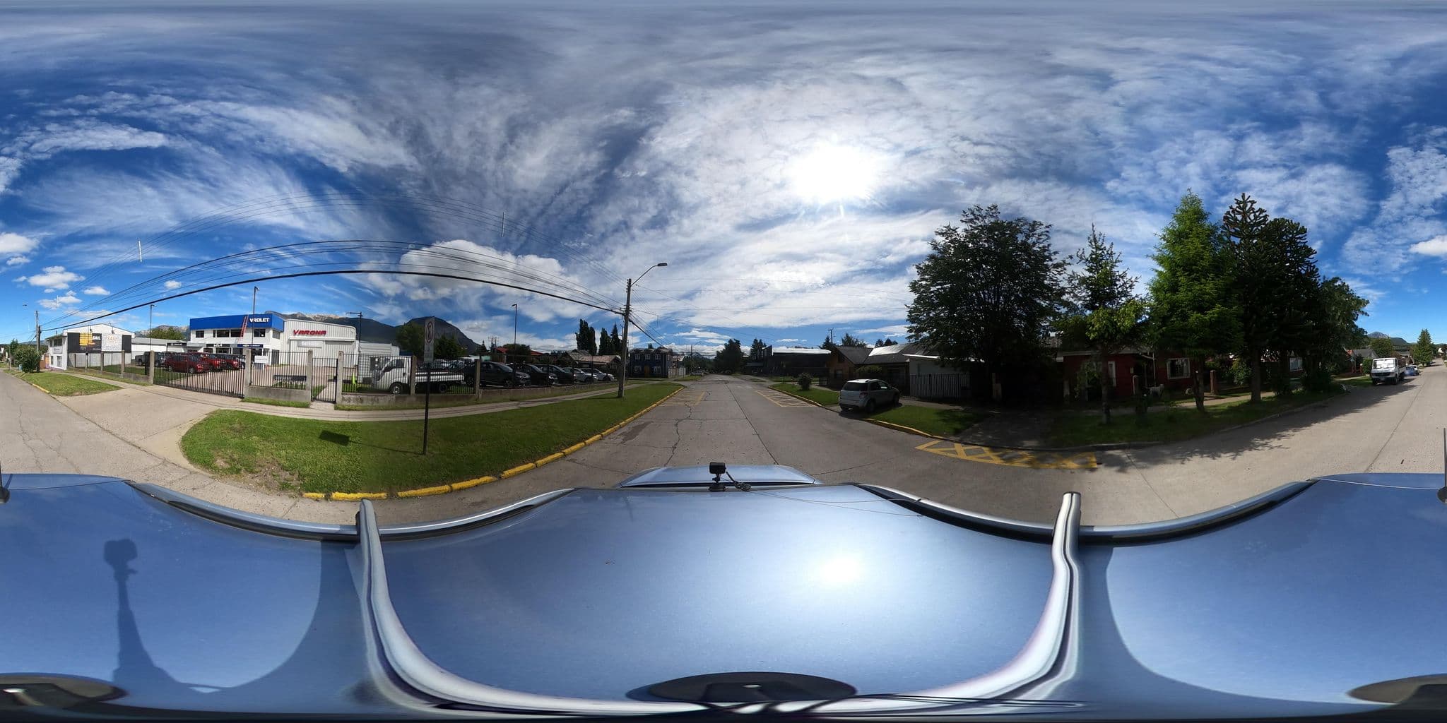 Street view near Hotal Dona Herminia, Coyhaique — © Kaart_Local (CC BY-SA · Mapillary)