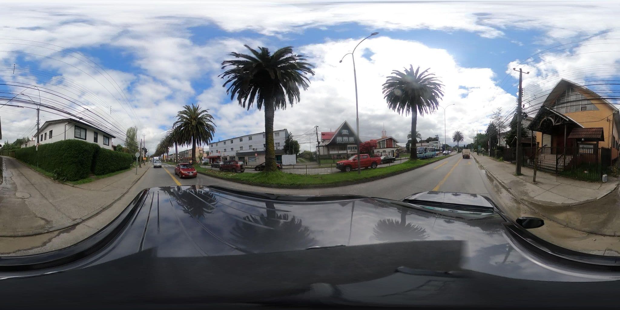 Street view near Hostal Carola Kunstmann, Valdivia — © Transporte_DSS (CC BY-SA · Mapillary)