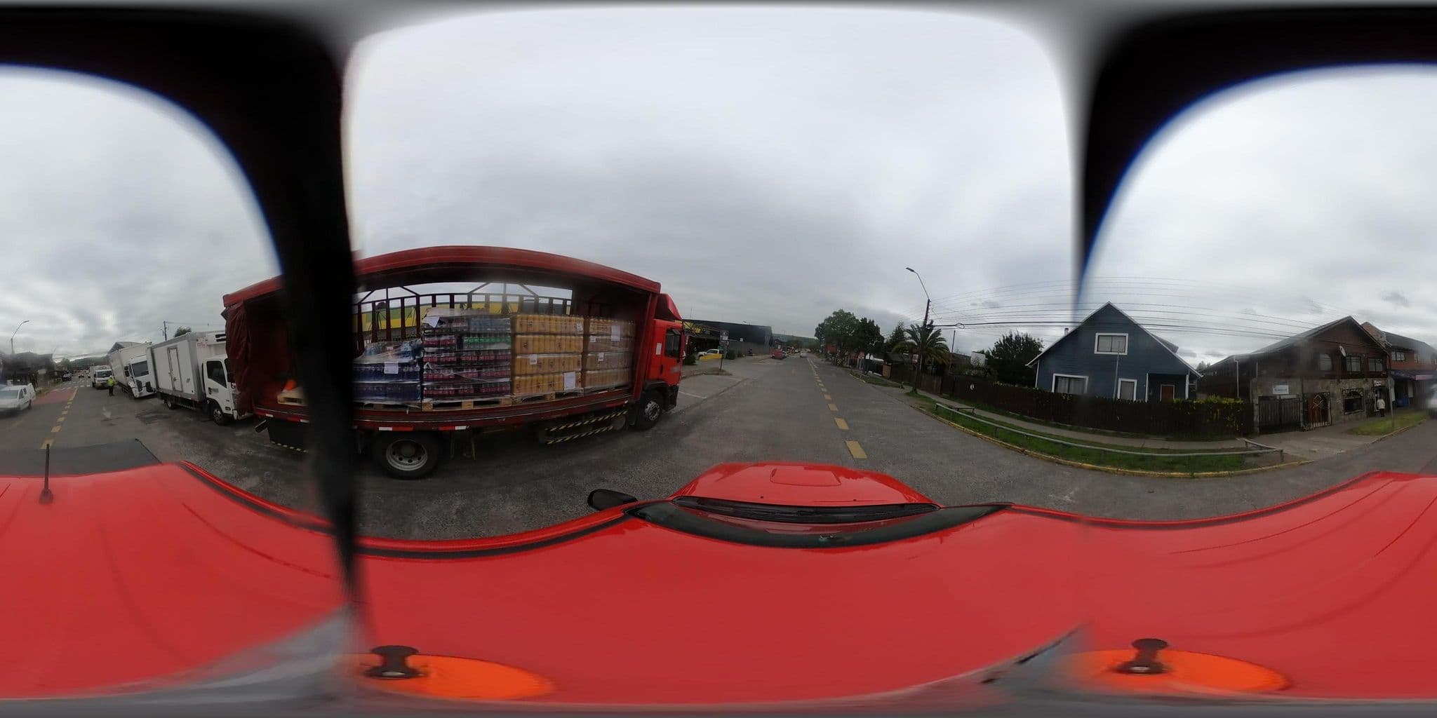 Street view near Hostal Maravillas del Sur, Villarrica — © SolutivaSistemas (CC BY-SA · Mapillary)