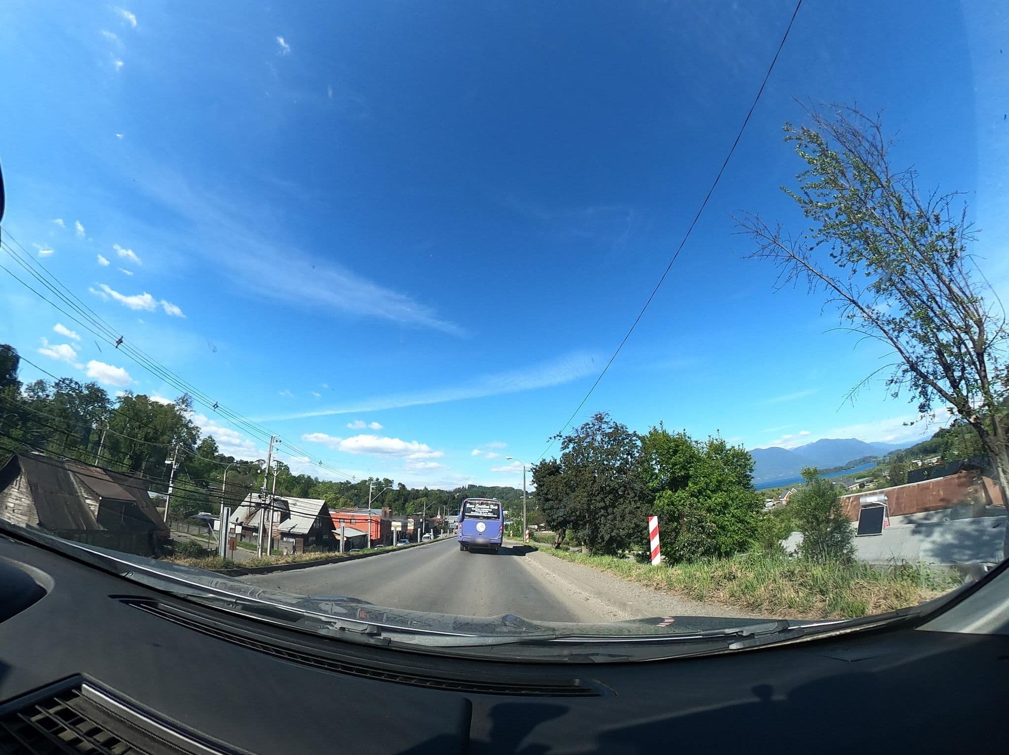 Street view near Hostal Eva Ray, Panguipulli — © felipeeugenio (CC BY-SA · Mapillary)