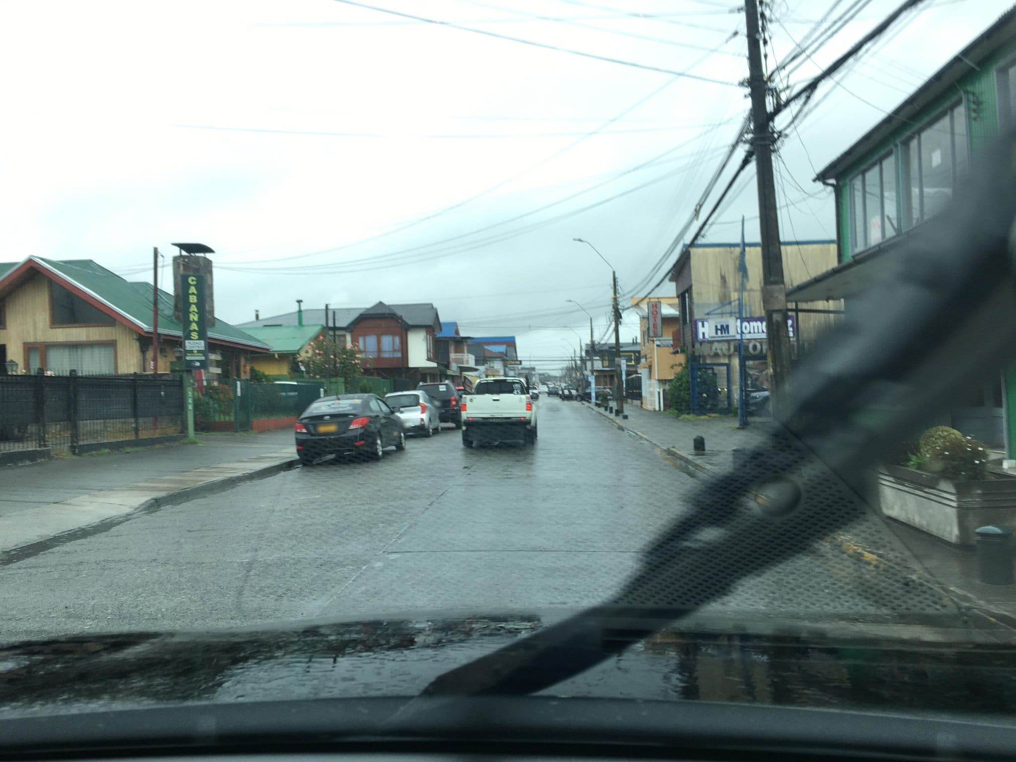 Street view near Hostal Backpacker Chiloe Sur, Castro — © ariellopez (CC BY-SA · Mapillary)
