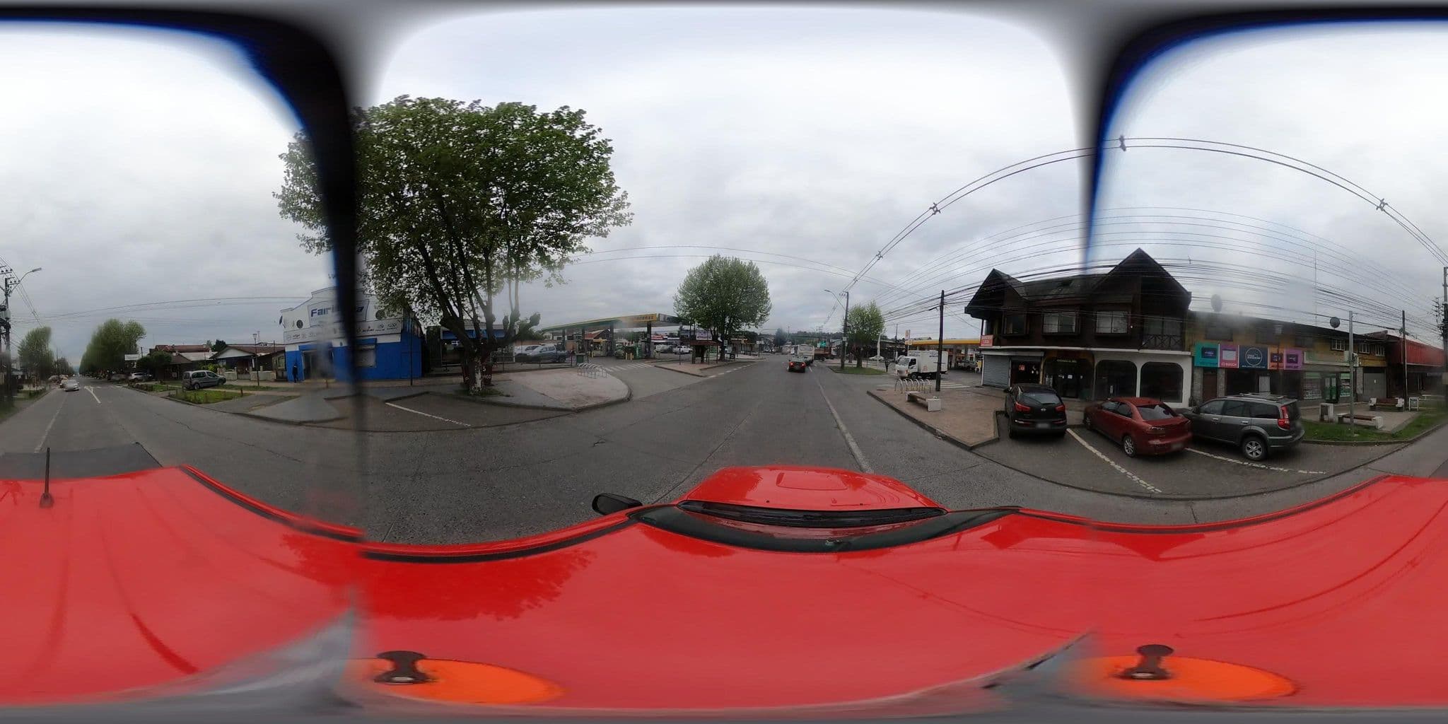Street view near Hostel Costanera, Villarrica — © SolutivaSistemas (CC BY-SA · Mapillary)
