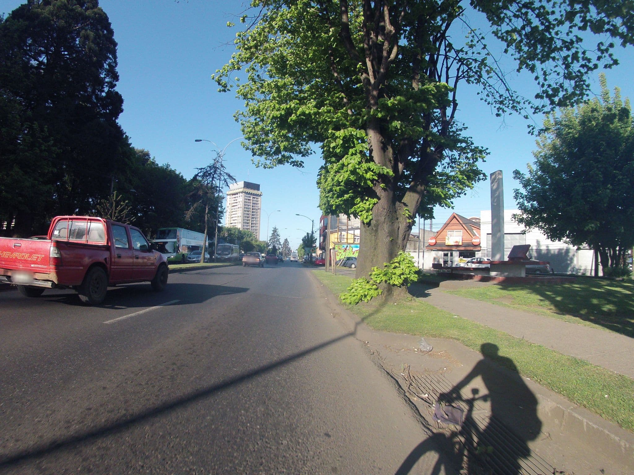 Street view near Hostal Cono Sur, Temuco — © dalacost (CC BY-SA · Mapillary)