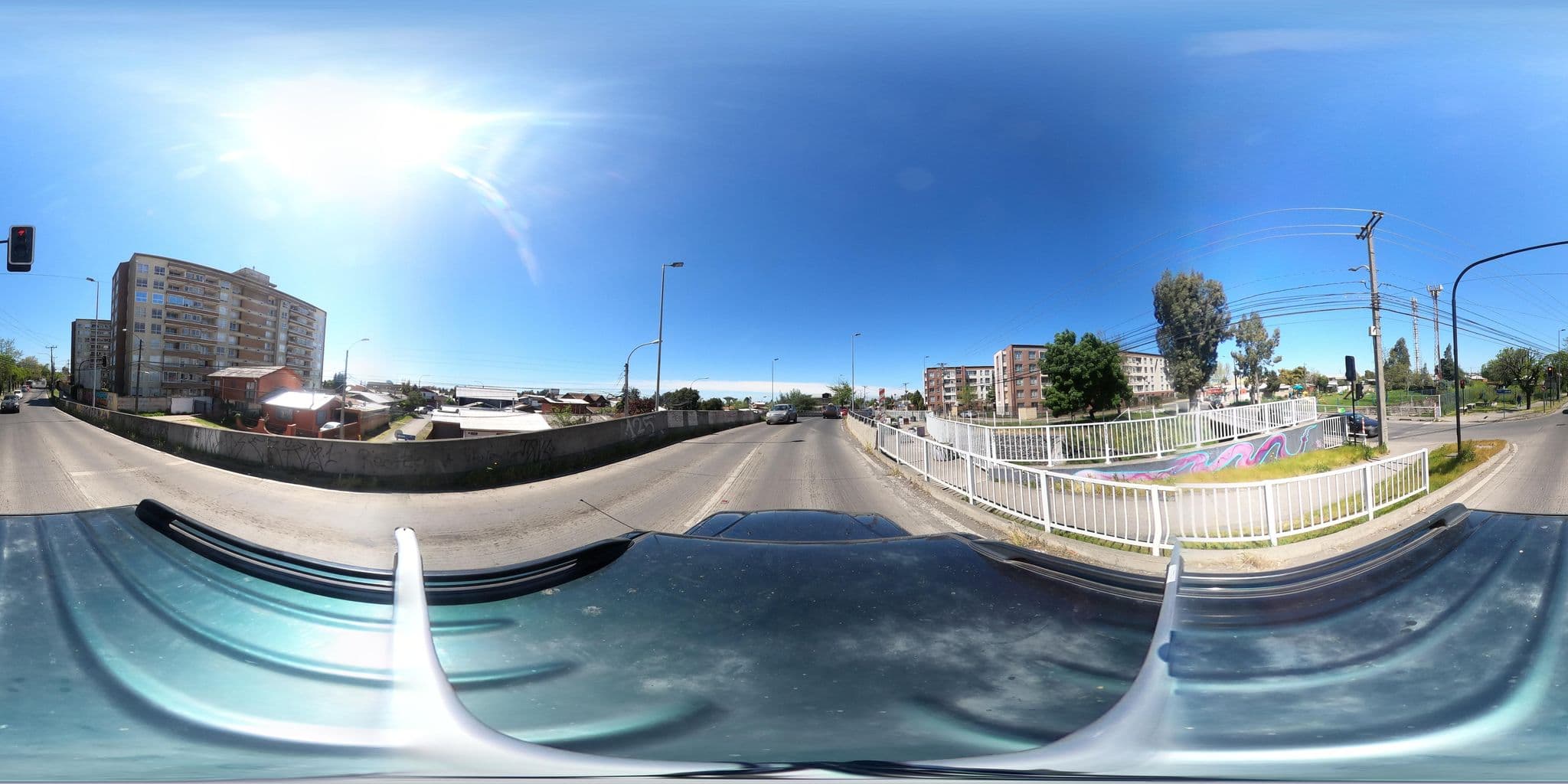Street view near Hostal Libertad, Chillán — © Kaart_Local (CC BY-SA · Mapillary)