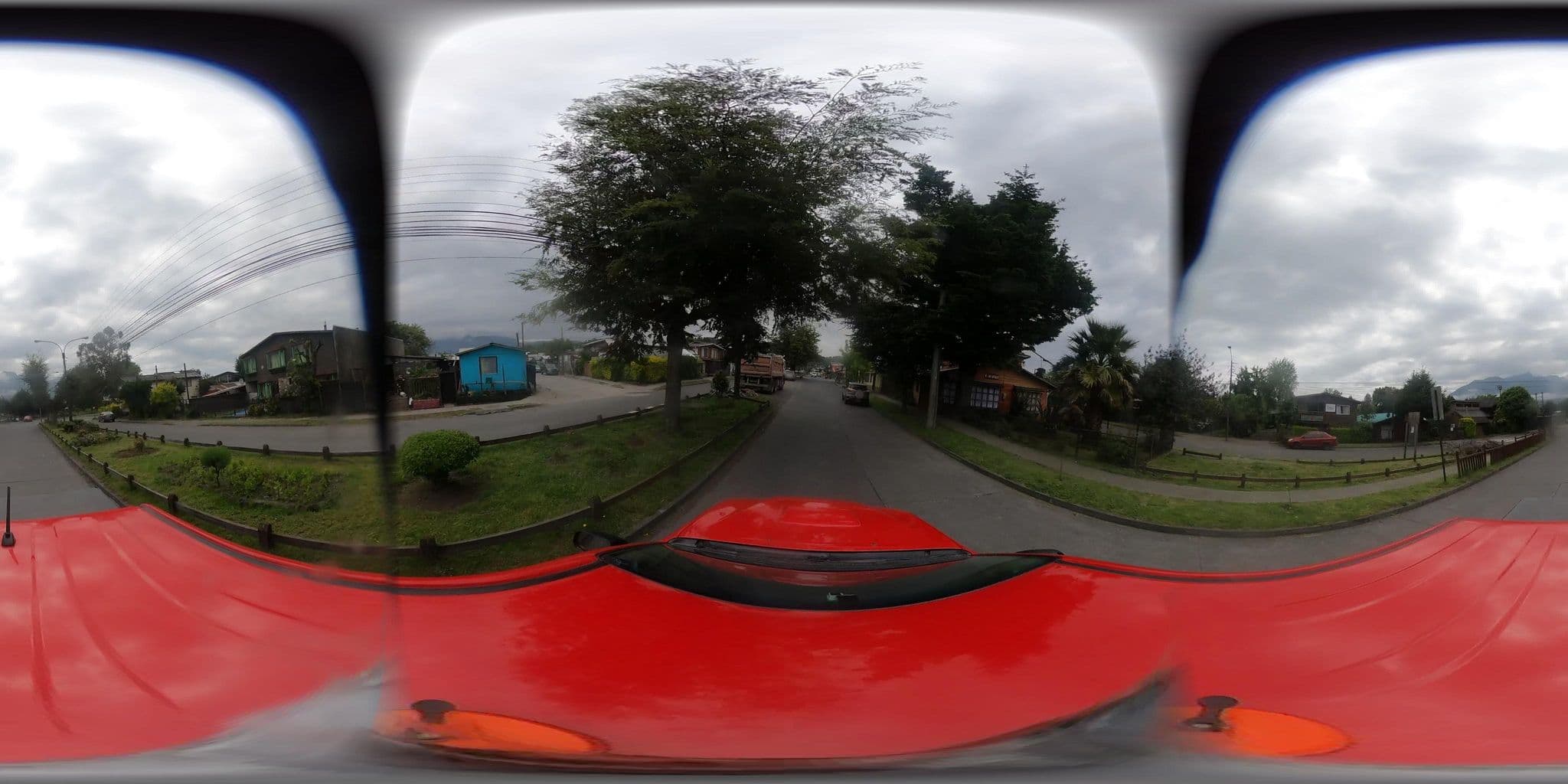 Street view near Hostal, Pucón — © SolutivaSistemas (CC BY-SA · Mapillary)