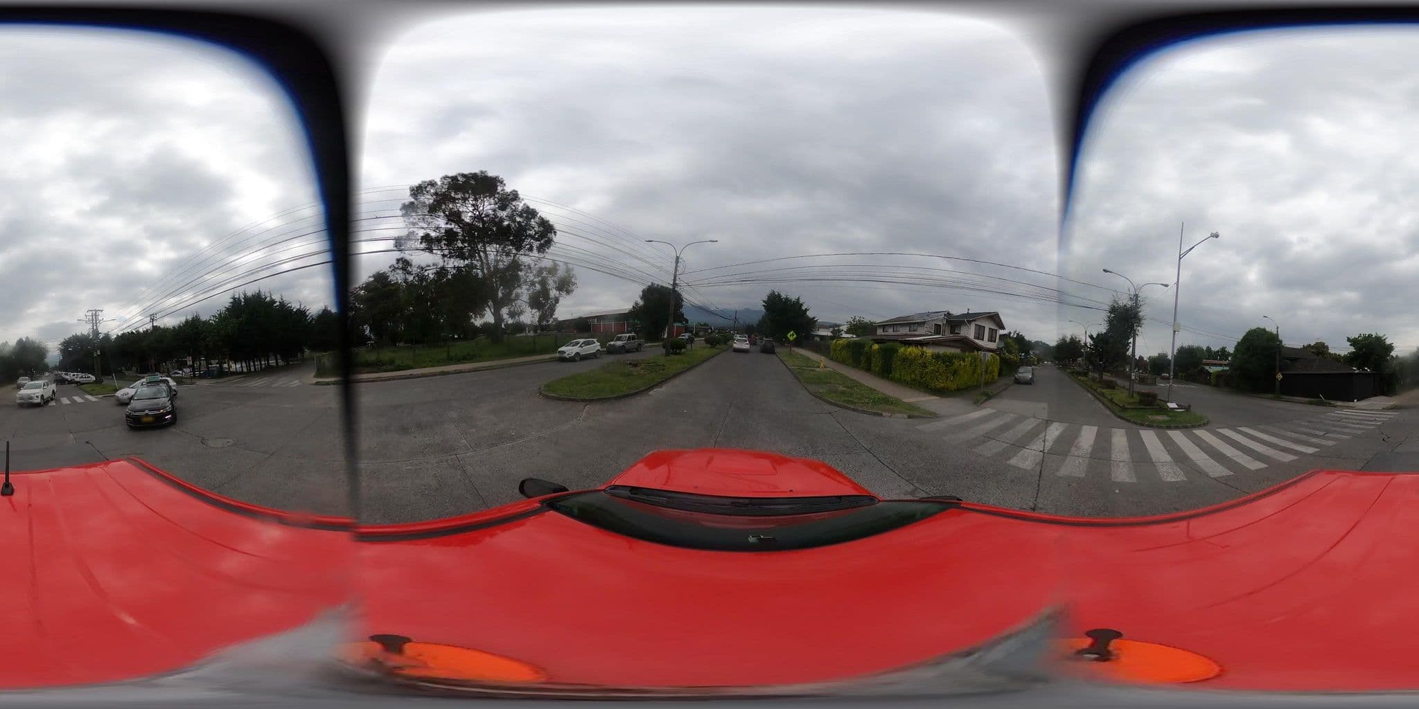 Street view near Hostal Mila, Pucón — © SolutivaSistemas (CC BY-SA · Mapillary)