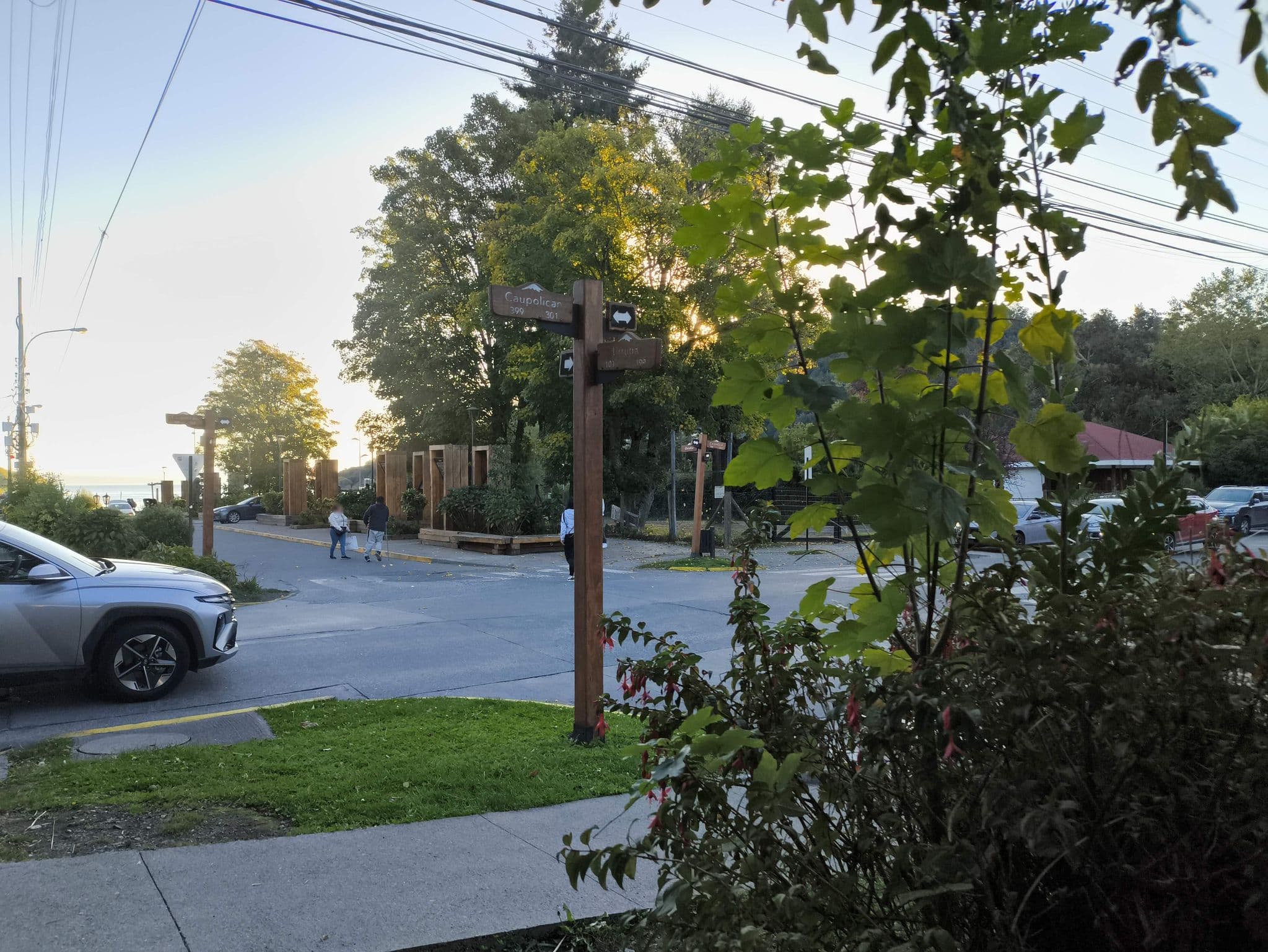 Street view near Araucarias Hotel & Spa, Pucón — © cotelabarca (CC BY-SA · Mapillary)