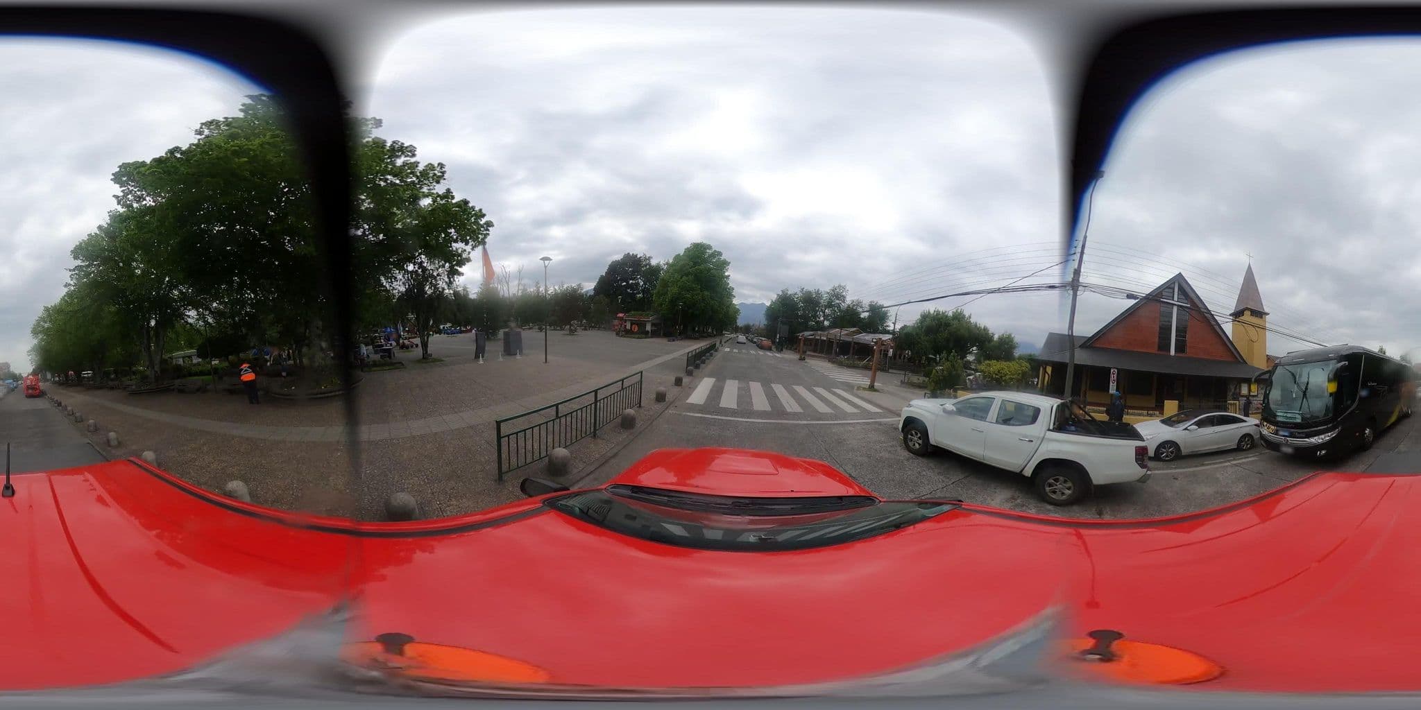 Street view near Hotel Huincahue, Pucón — © SolutivaSistemas (CC BY-SA · Mapillary)