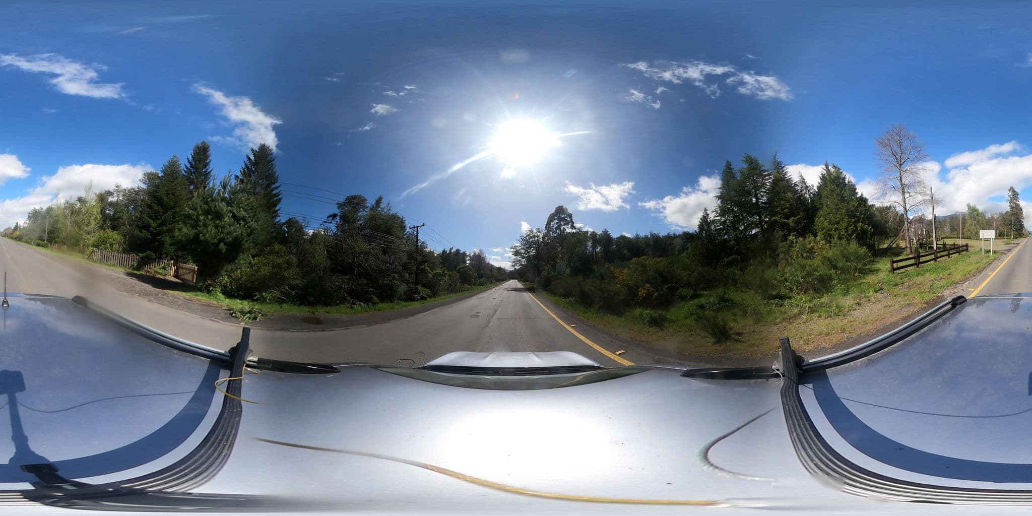 Street view near Hostal Alborada de Pucon, Pucón — © Kaart_Local (CC BY-SA · Mapillary)