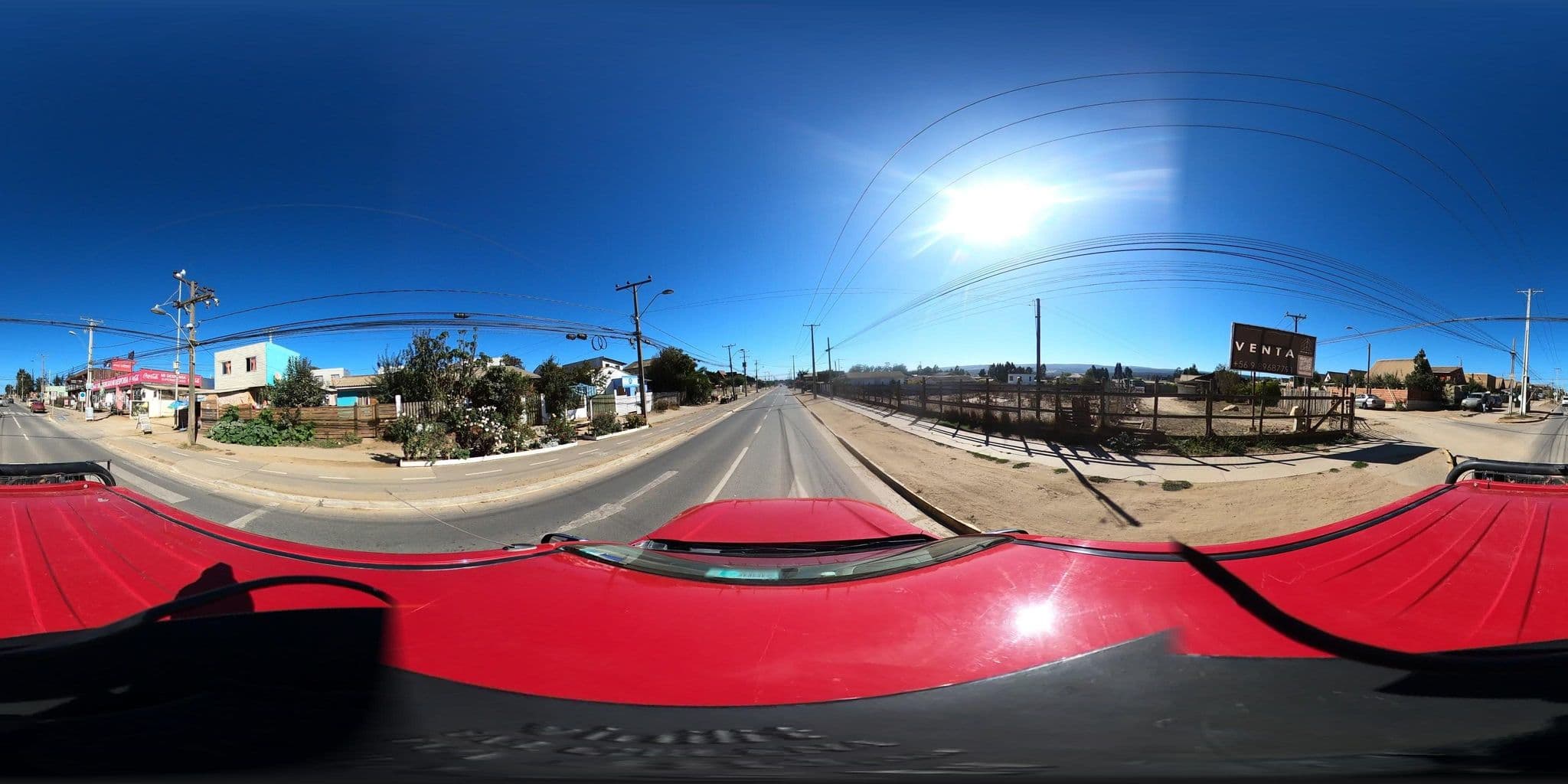 Street view near Mares Hostel, Pichilemu — © Transporte_DSS (CC BY-SA · Mapillary)
