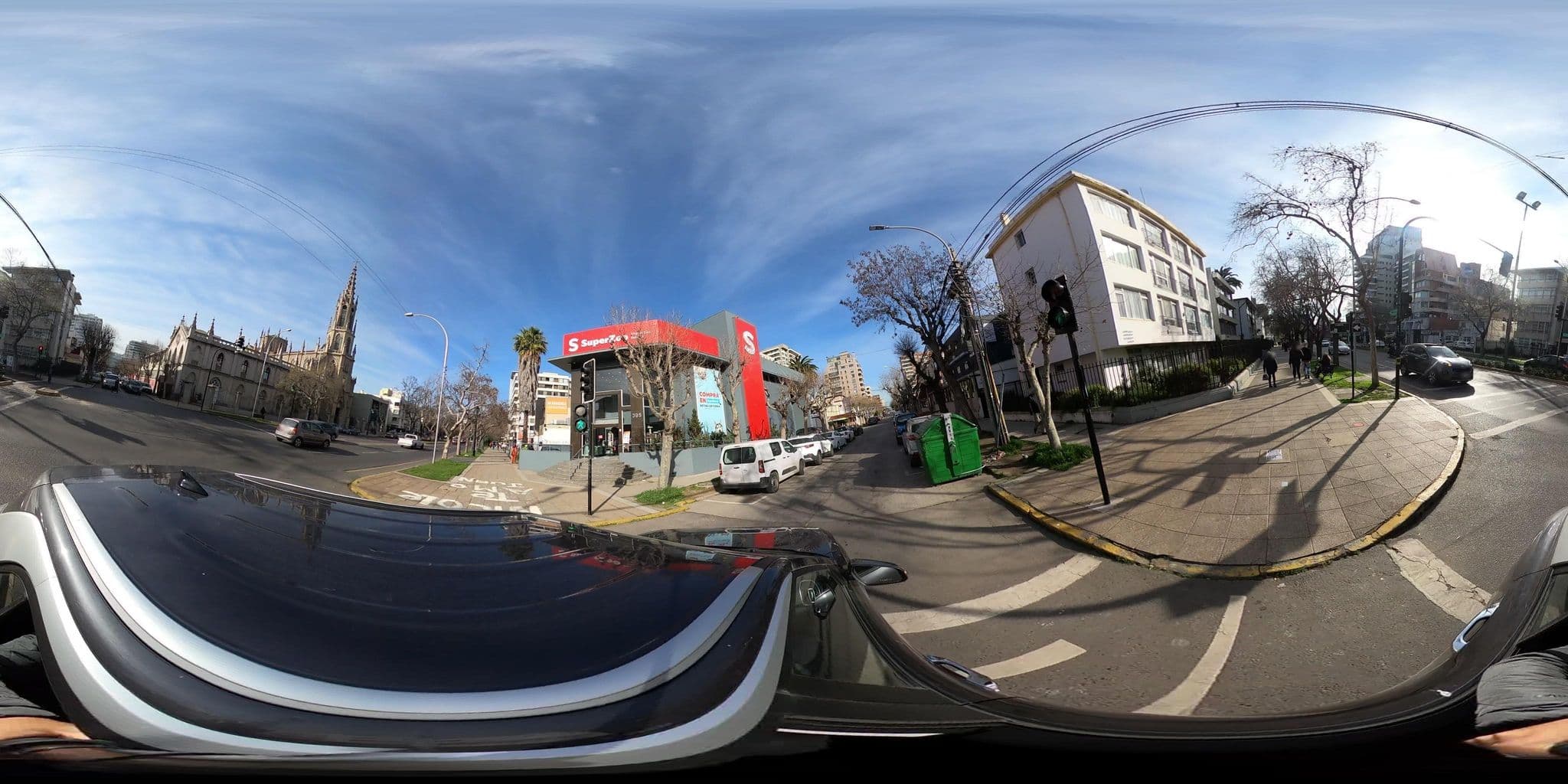 Street view near North South Hostel, Viña del Mar — © DNC (CC BY-SA · Mapillary)