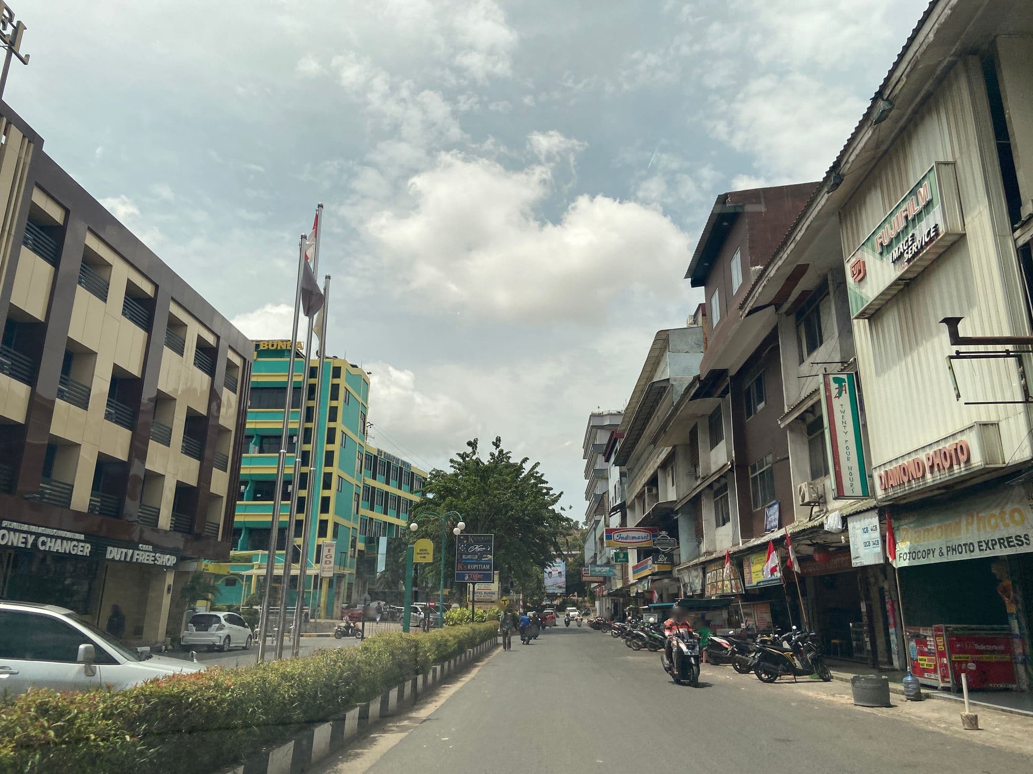 Street view near The K Hotel, Batam