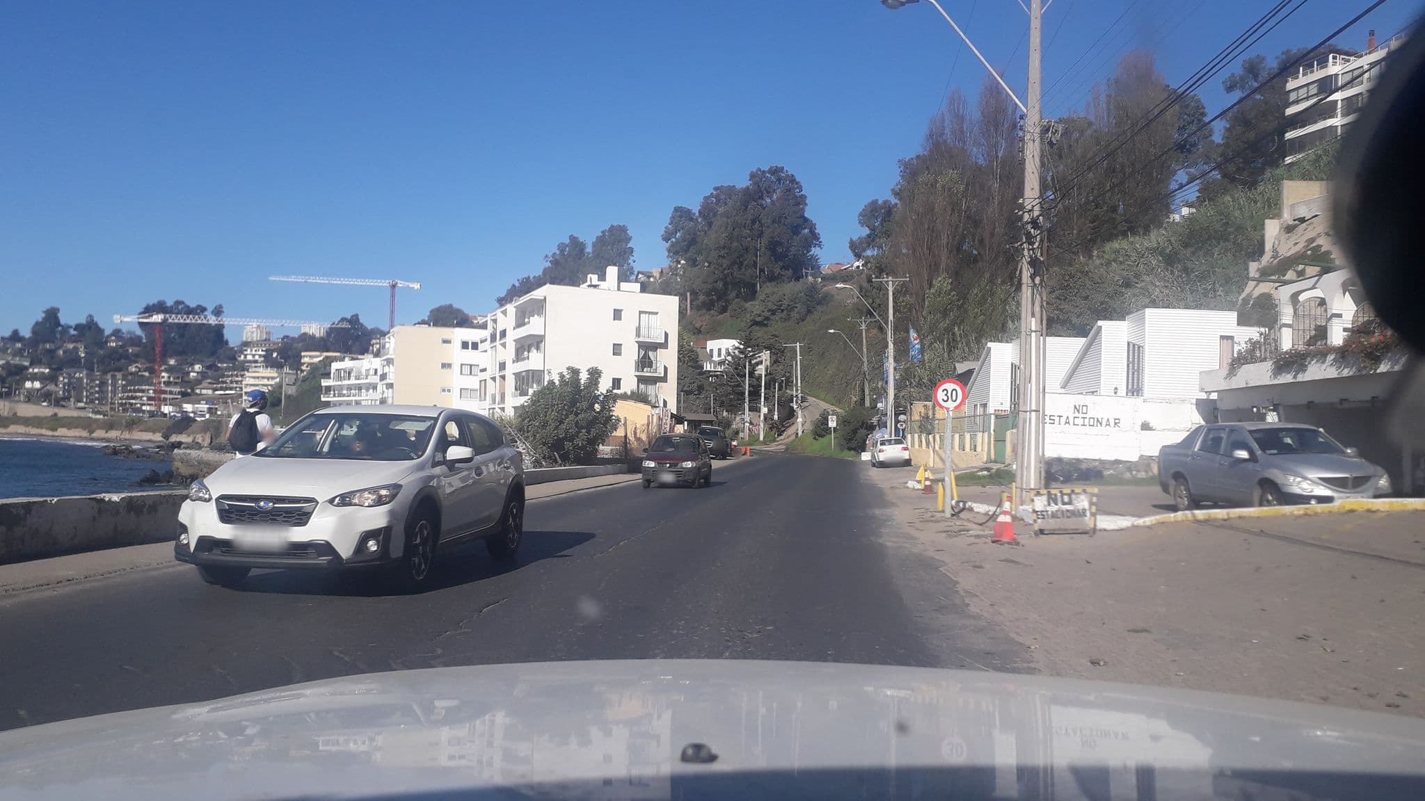 Street view near Apartment By The Sea, Concón — © hugo_sandoval (CC BY-SA · Mapillary)