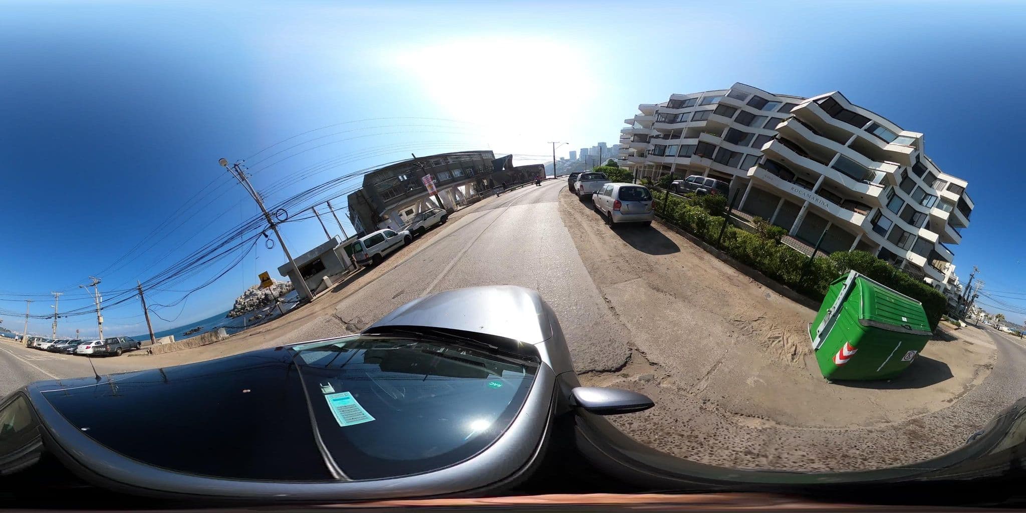 Street view near Beachfront Apartment Reñaca Chile, Concón — © DNC (CC BY-SA · Mapillary)