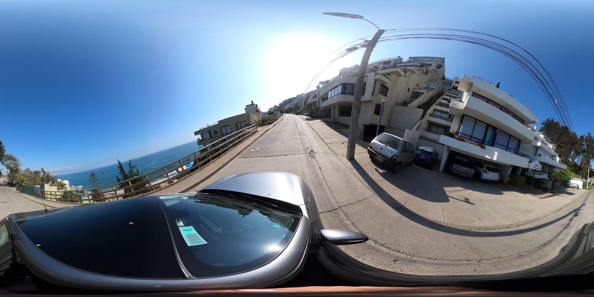 Street view near PACIFIC SUNSET HOUSE BEACH, Concón — © DNC (CC BY-SA · Mapillary)