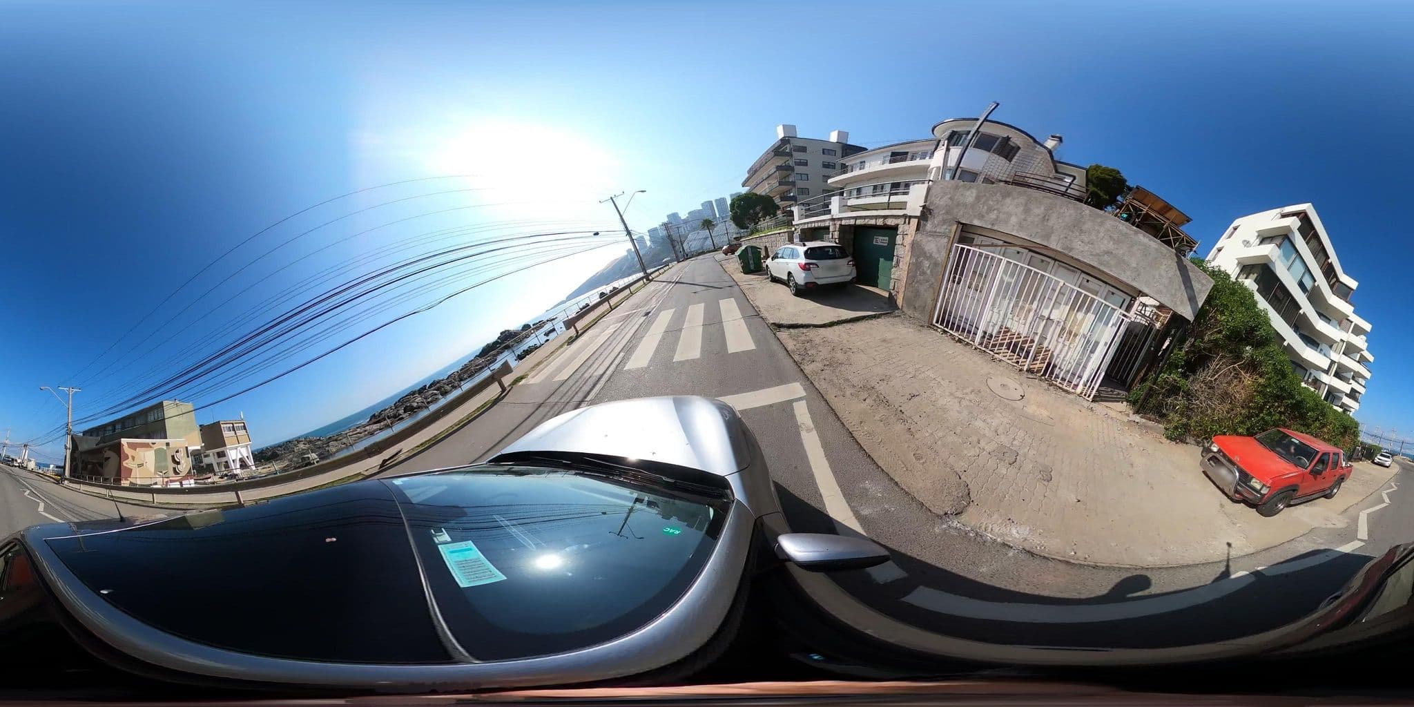 Street view near Hostal Reñaca Pacific, Concón — © DNC (CC BY-SA · Mapillary)