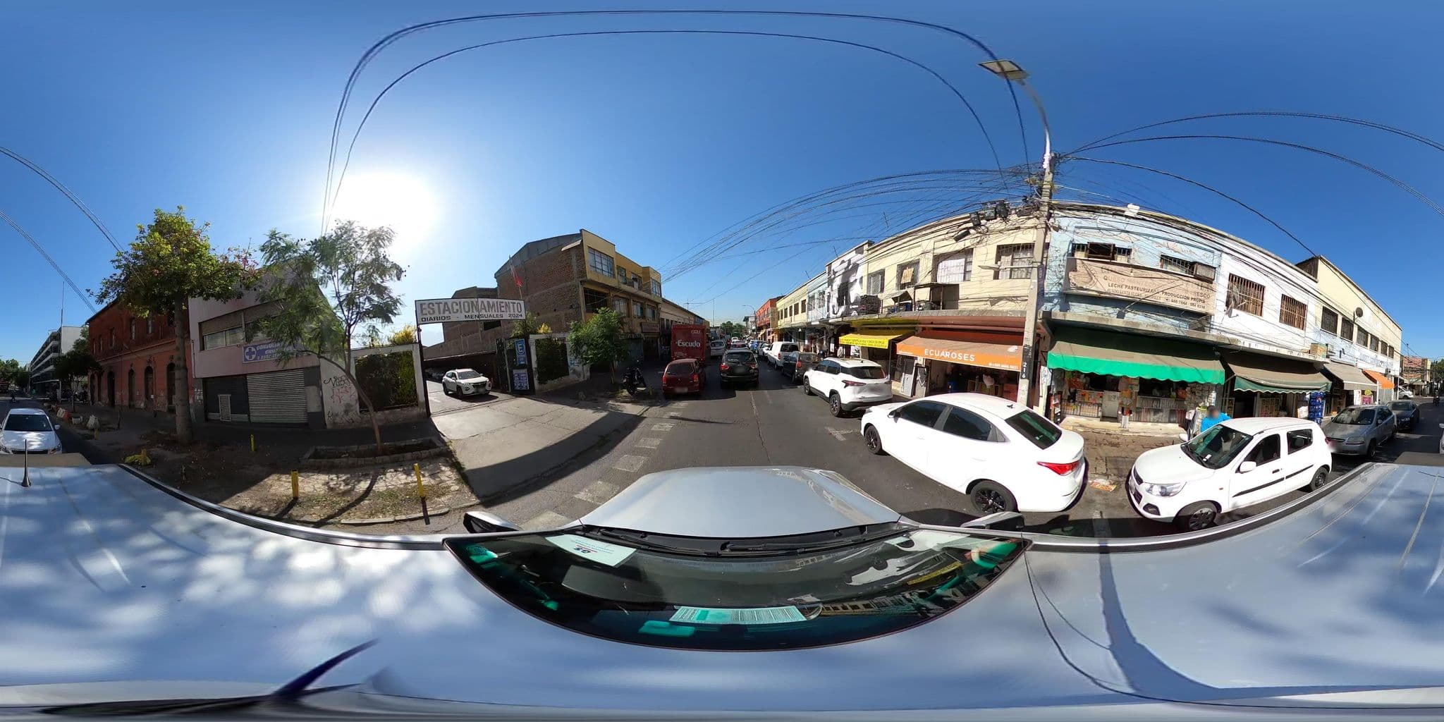 Street view near Hotel Estrella, Santiago — © ariellopez (CC BY-SA · Mapillary)
