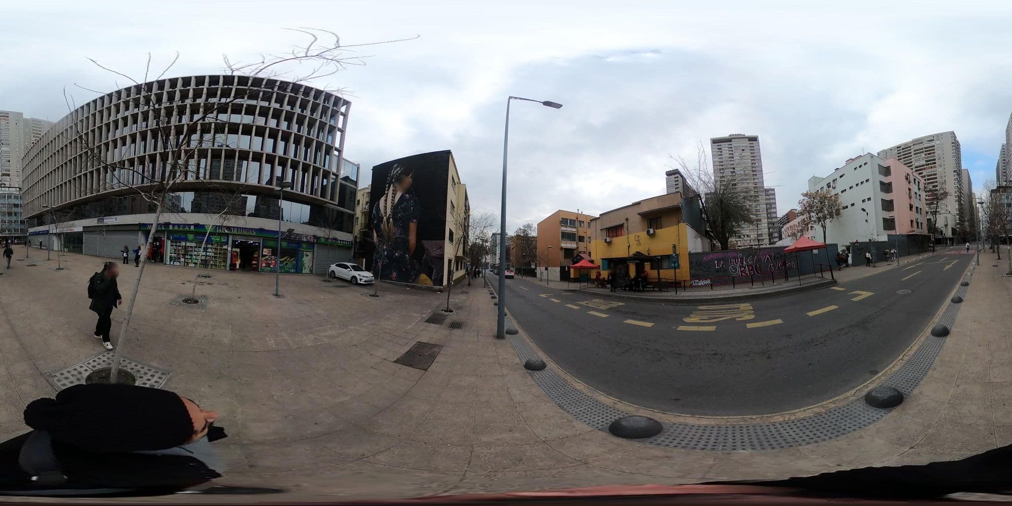 Street view near Hotel Majestic City Center, Santiago — © DNC (CC BY-SA · Mapillary)