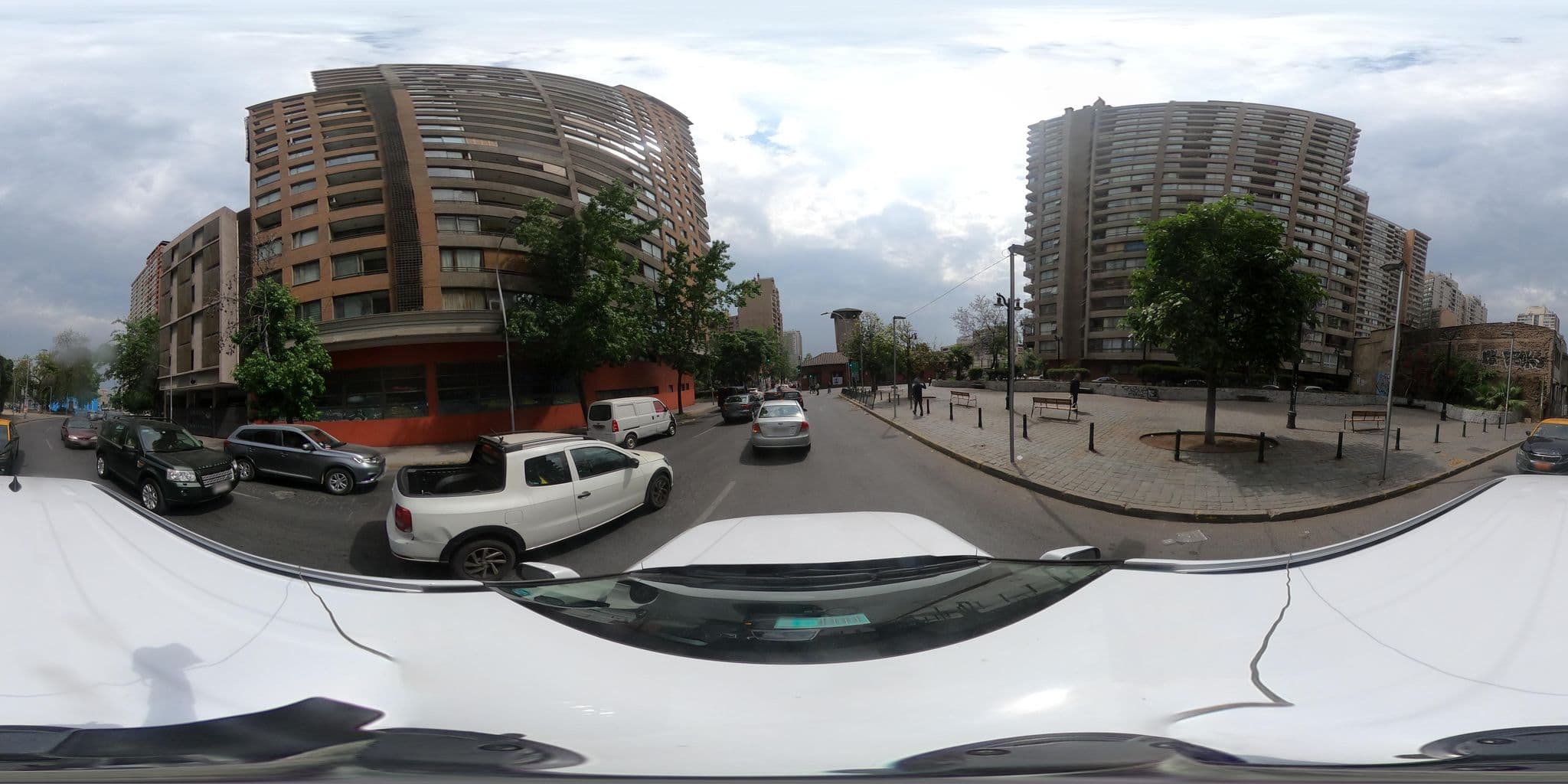 Street view near San Isidro Apart Hotel, Santiago — © kaart_360 (CC BY-SA · Mapillary)