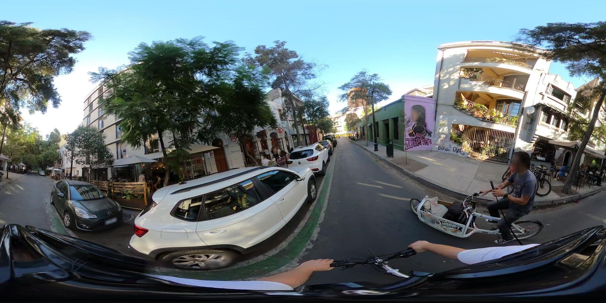 Street view near Poker Hostal, Santiago — © ariellopez (CC BY-SA · Mapillary)