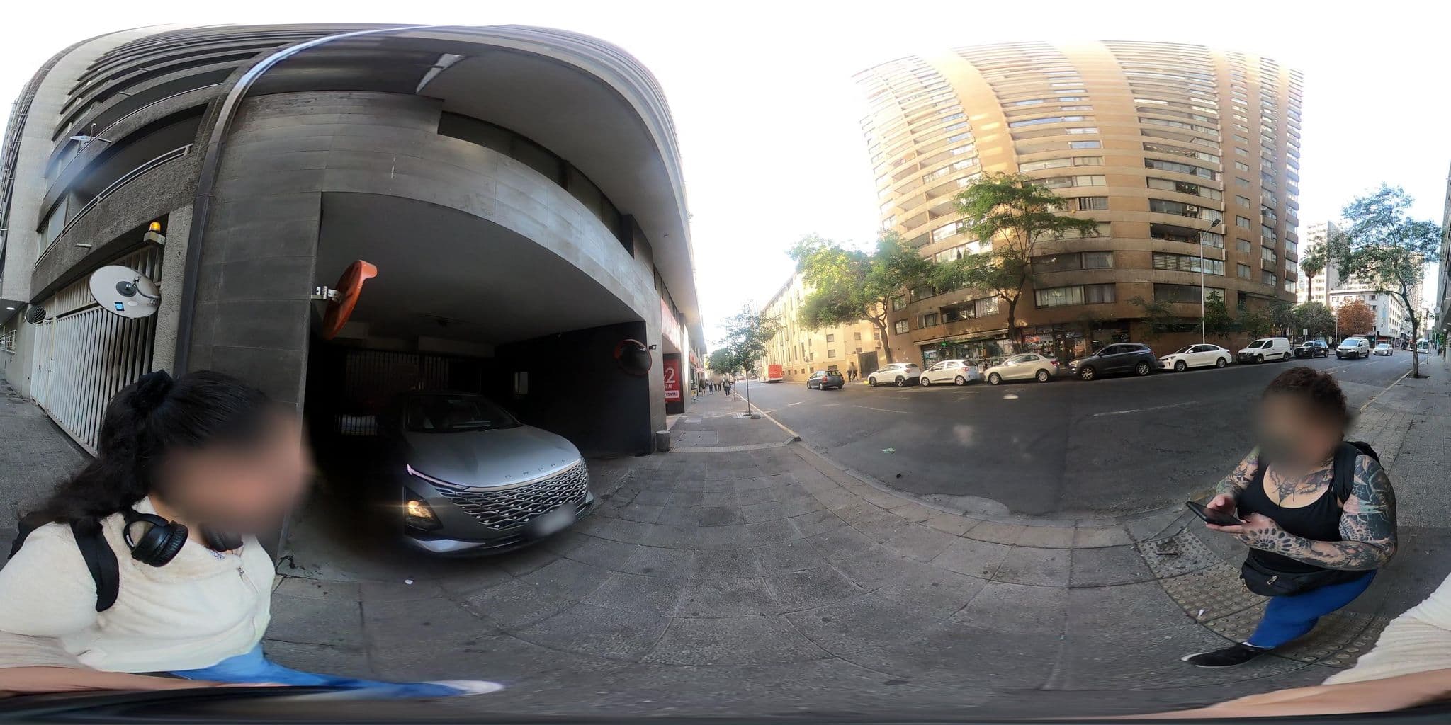 Street view near Parque Teatinos Amoblado Diario, Santiago — © DNC (CC BY-SA · Mapillary)
