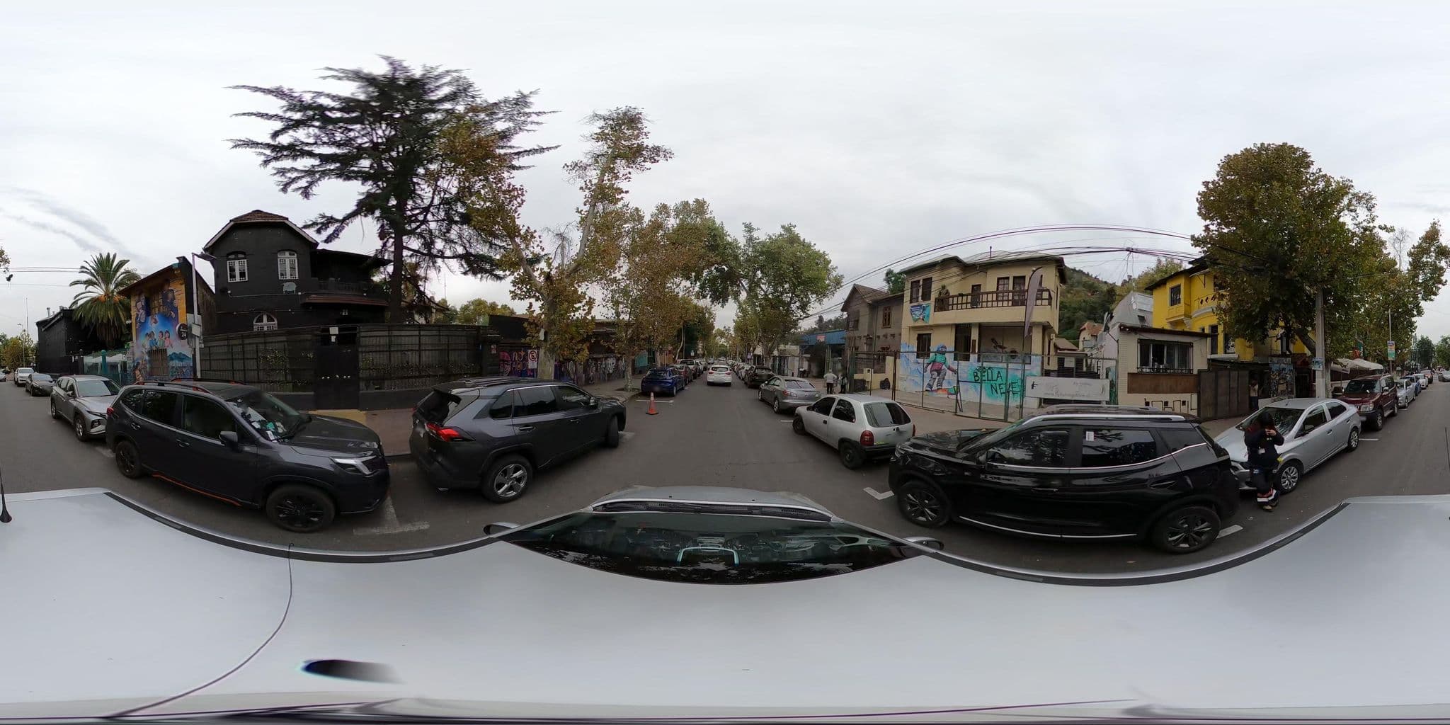 Street view near Hotel Castillo, Santiago — © ariellopez (CC BY-SA · Mapillary)
