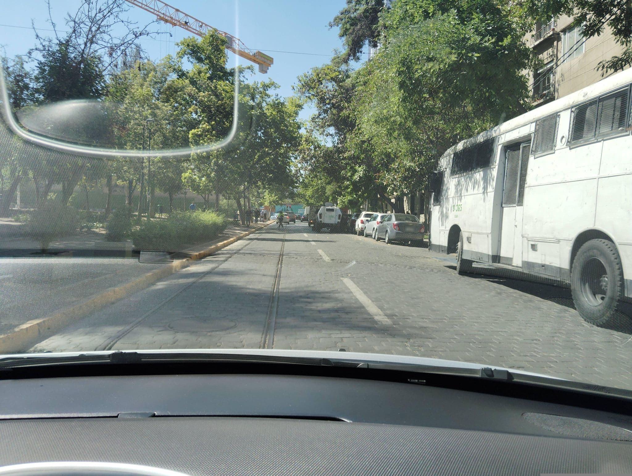 Street view near Hostal Tierra Extremus, Santiago — © ariellopez (CC BY-SA · Mapillary)