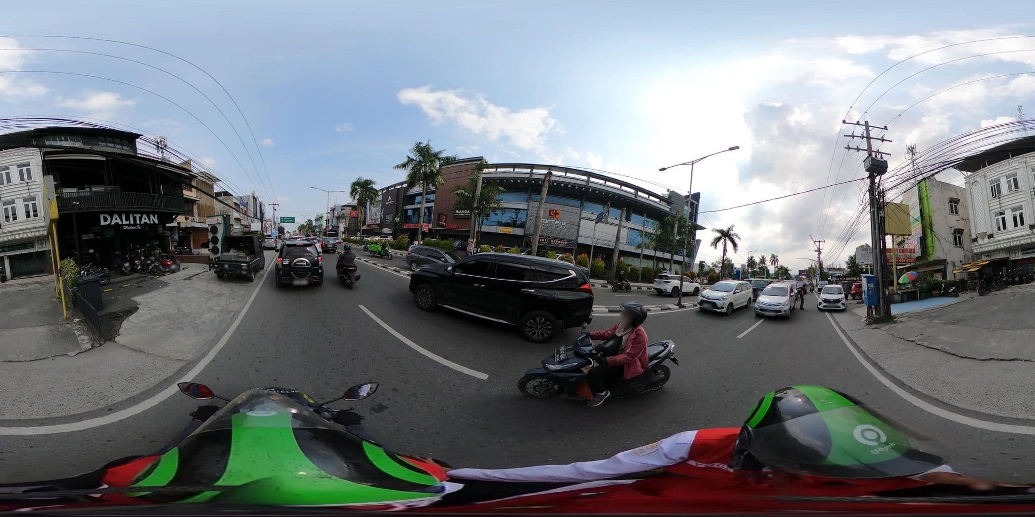 Street view near Hotel Delta, Medan