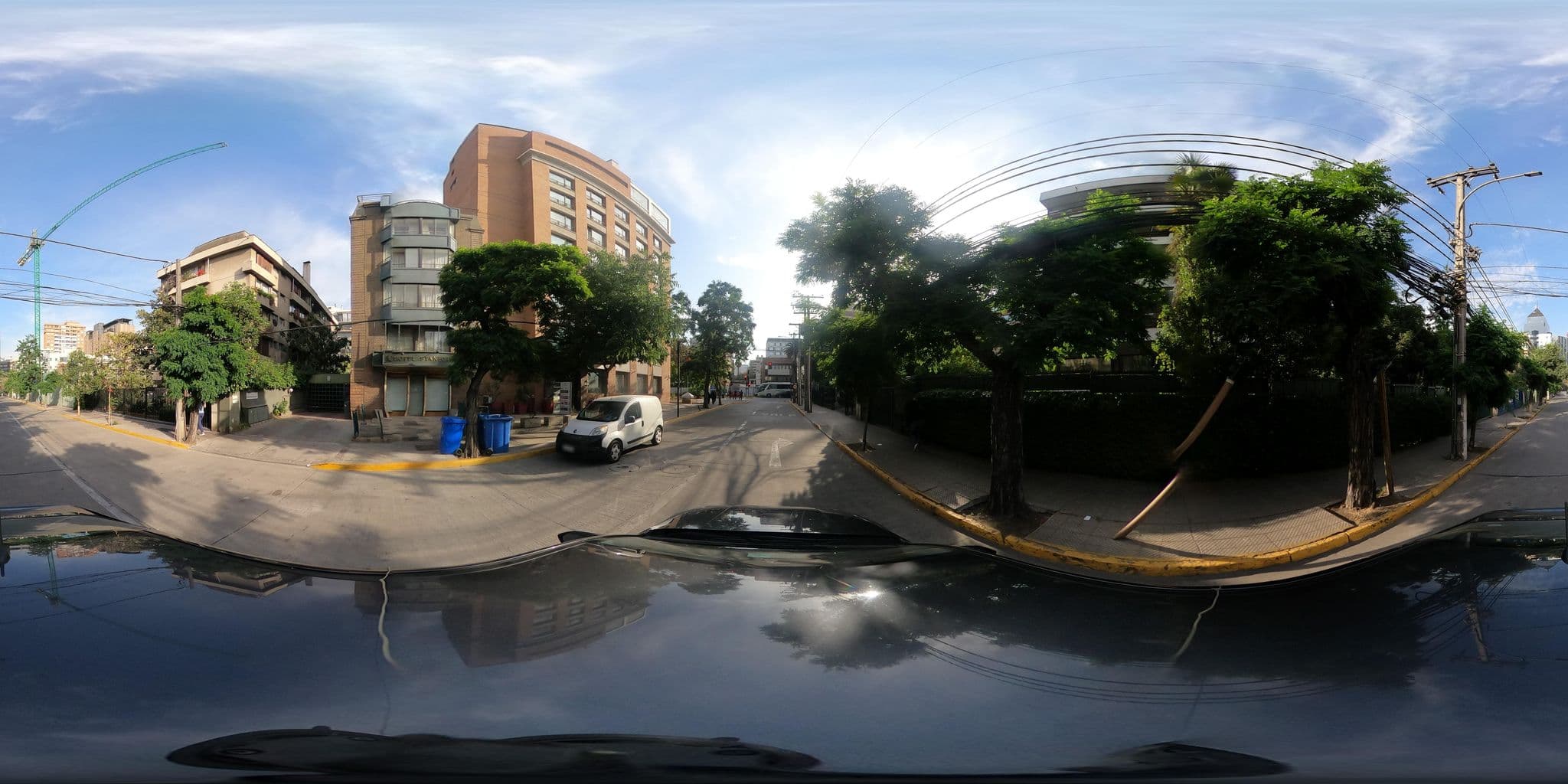 Street view near Hotel Coronel, Ñuñoa — © kaart_360 (CC BY-SA · Mapillary)