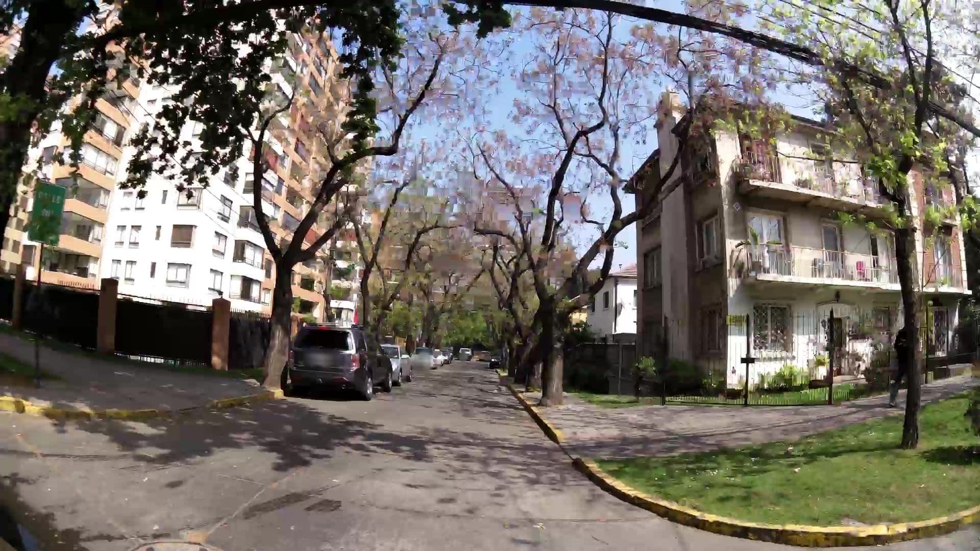 Street view near Hakuna Matata Hotel, Ñuñoa — © kaartcam (CC BY-SA · Mapillary)