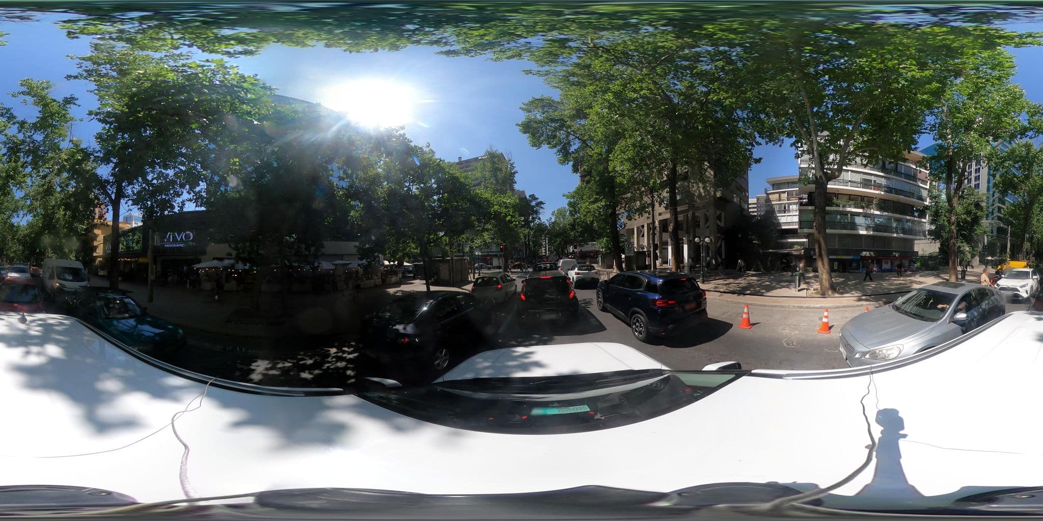 Street view near Travel Place Apartments, Ñuñoa — © kaart_360 (CC BY-SA · Mapillary)